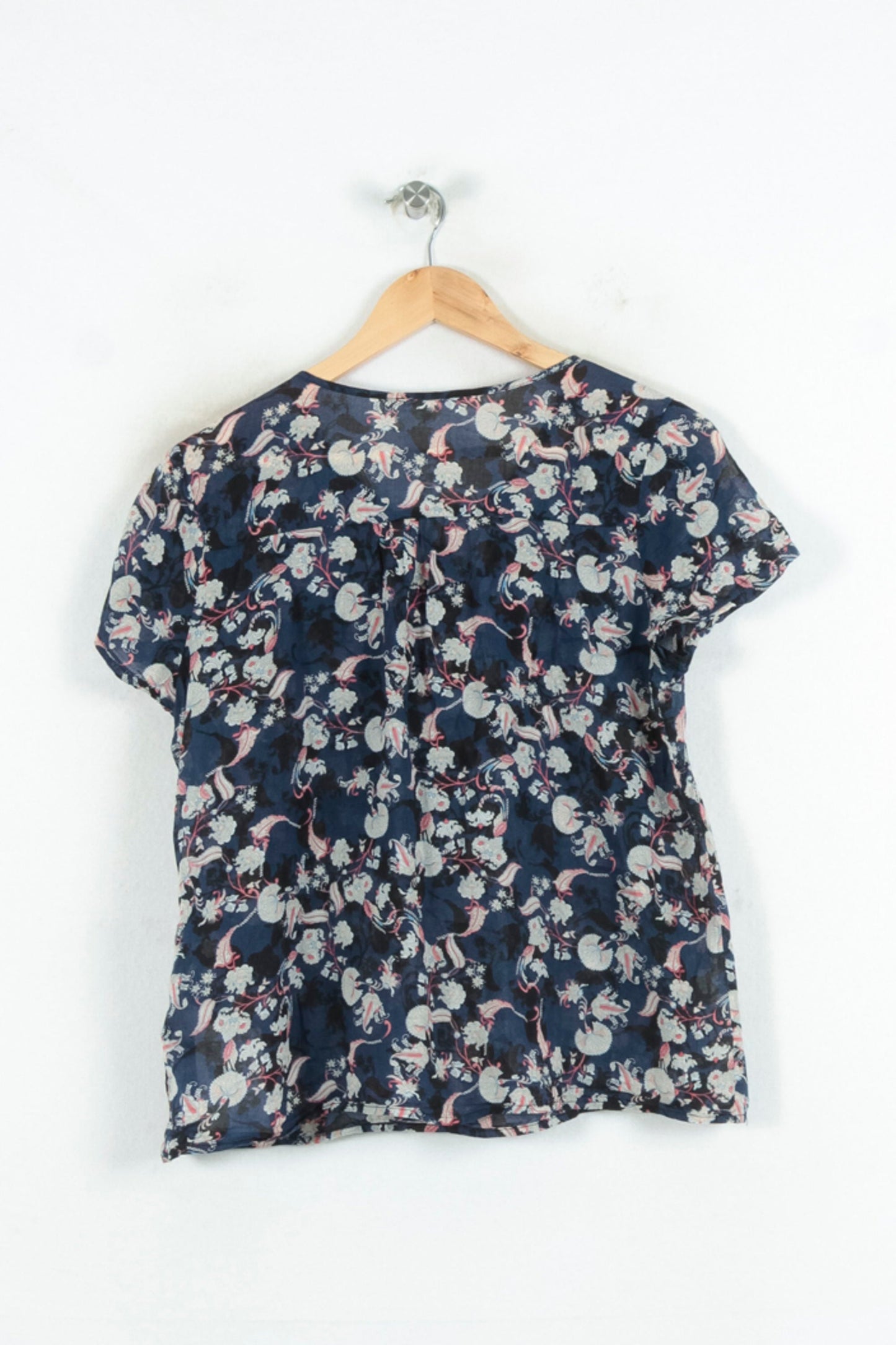 Blouse Bleu et Blanc - Taille M/38