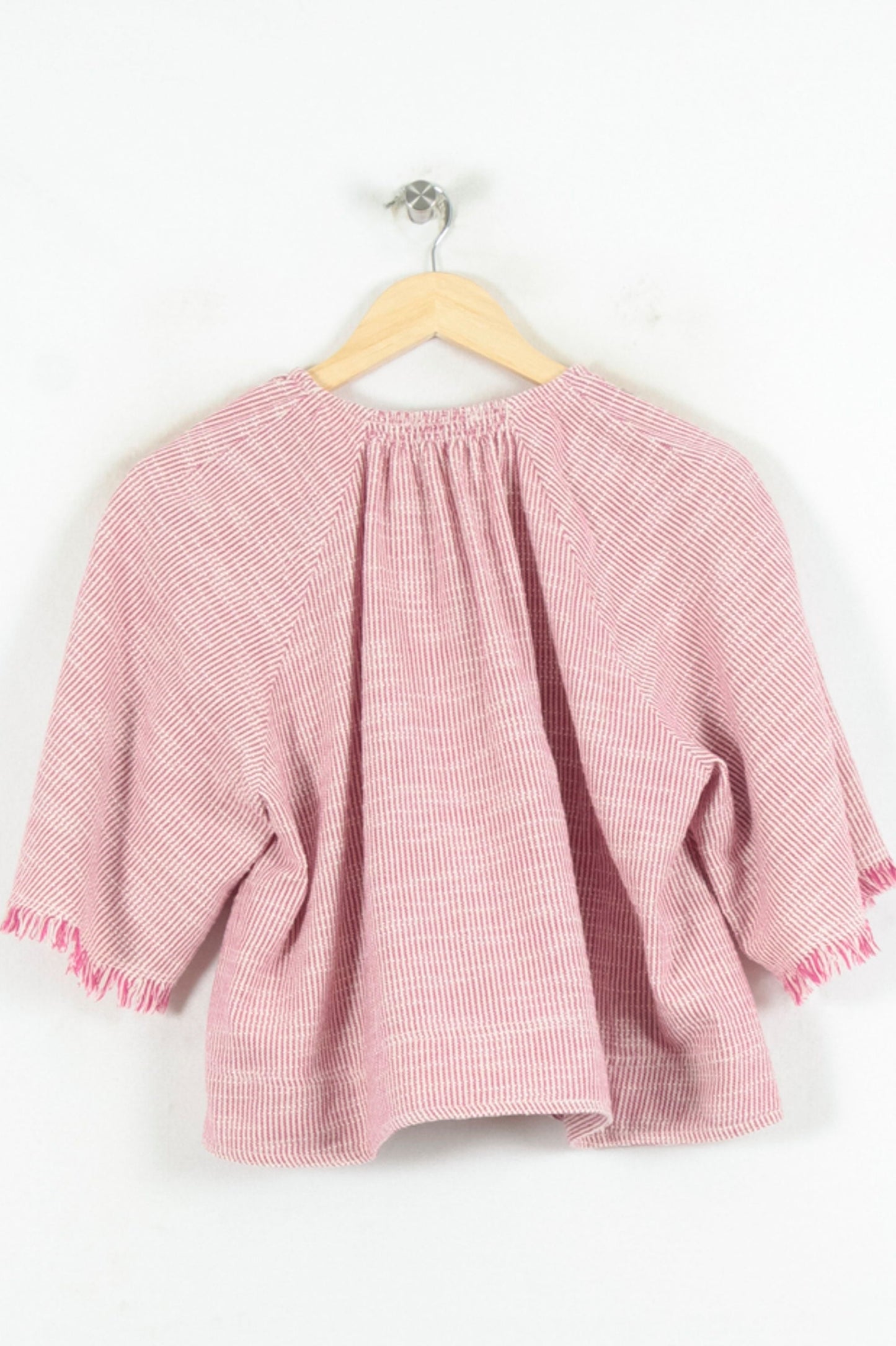 Blouse Rose et Blanc - Taille S/36