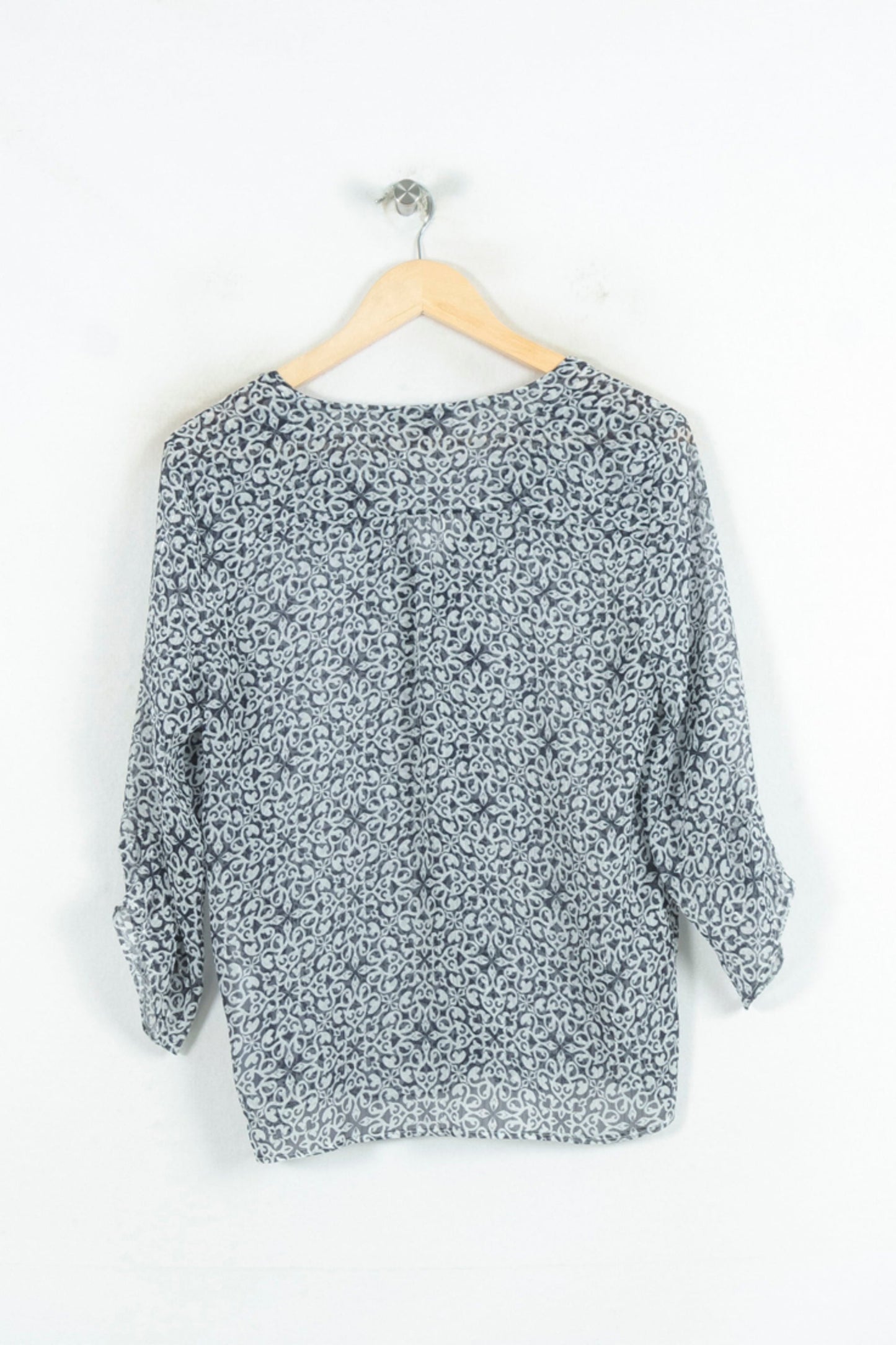 Blouse Bleue et Blanche - Taille M/38