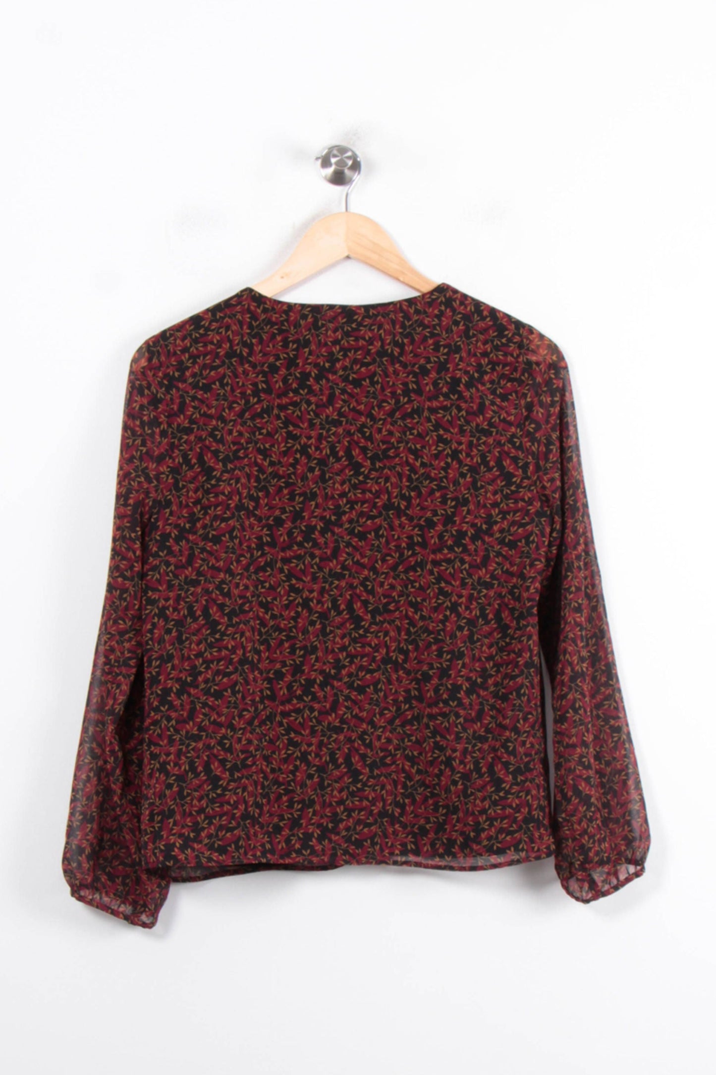 Blouse Noire et Rouge - Taille S/36