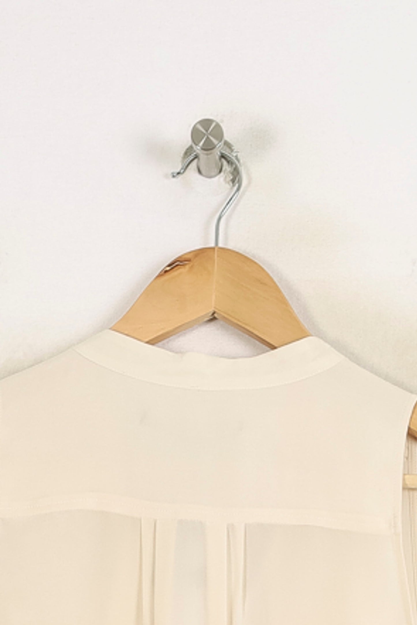 Blouse Sans Manches Beige - Taille M/38