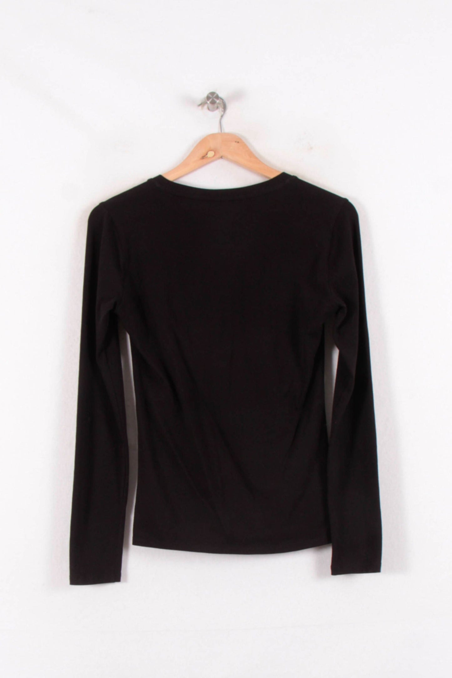 Tee-shirt Manches Longues Noir - Taille S/36