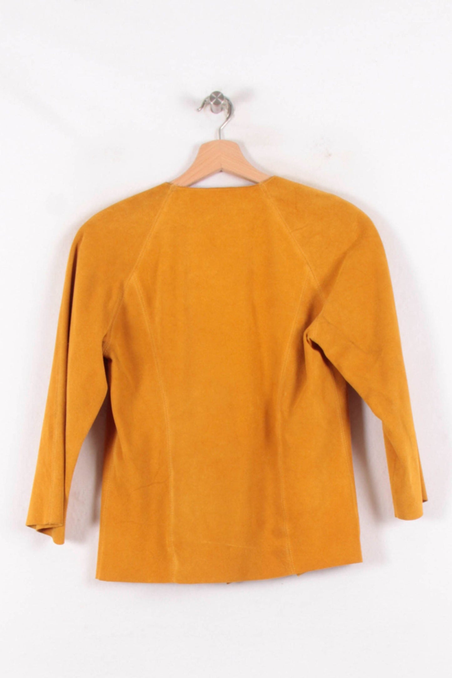 Veste en Cuir Orange - Taille M/38