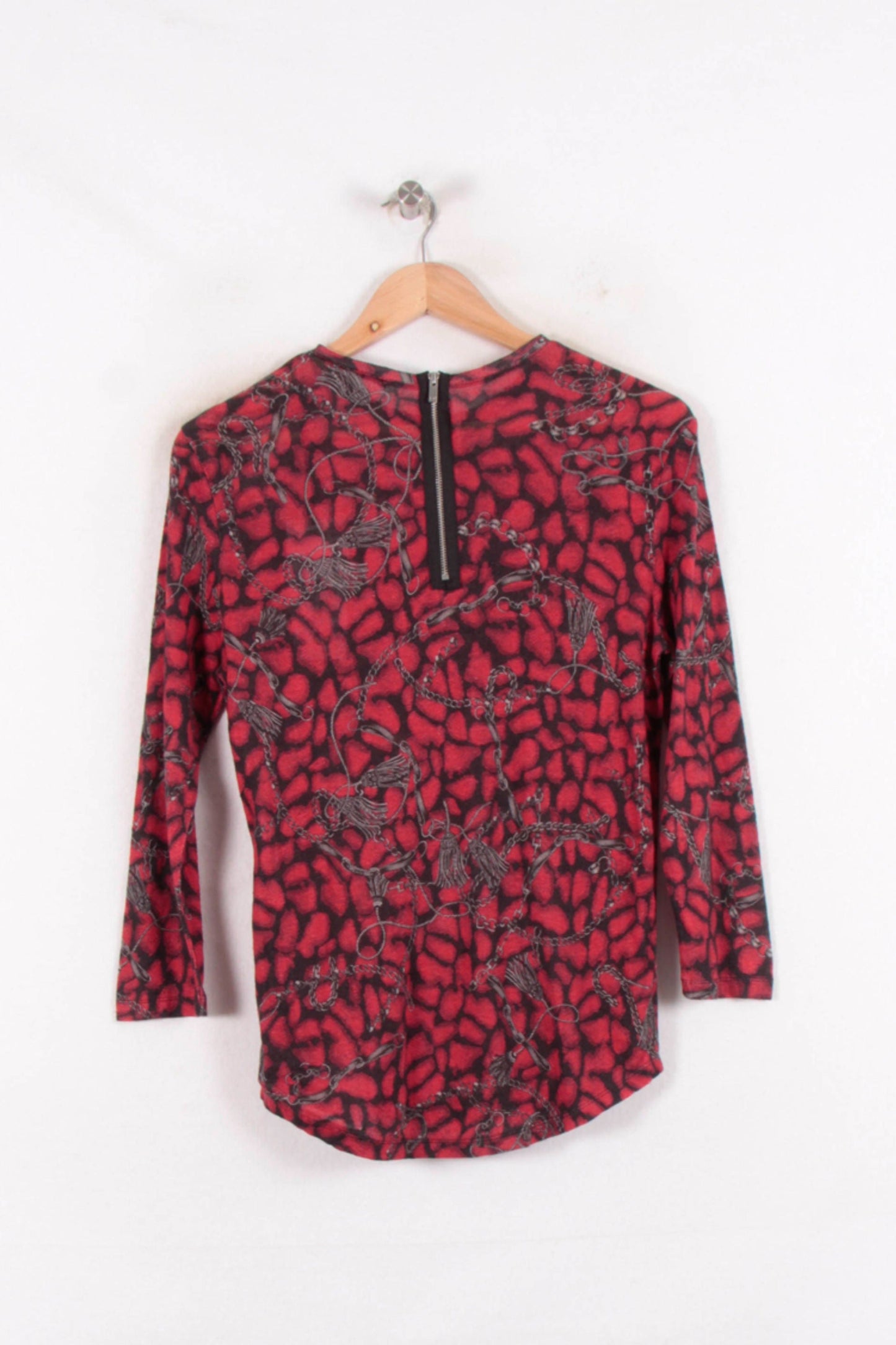 Blouse Rouge et Noire - Taille XL/42