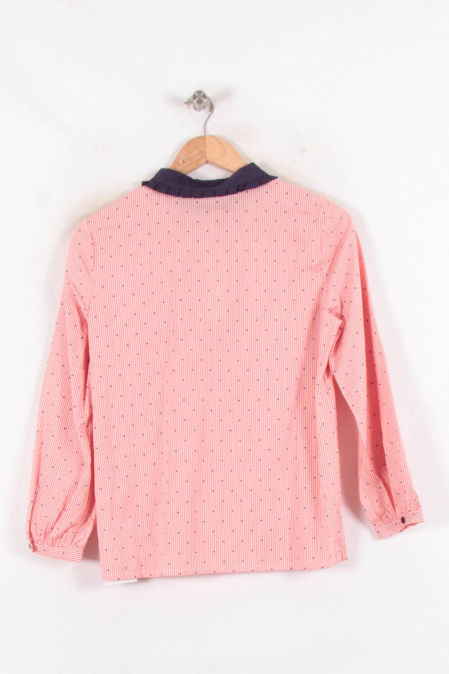 Blouse Rose et Bleu Marine - Taille S/36
