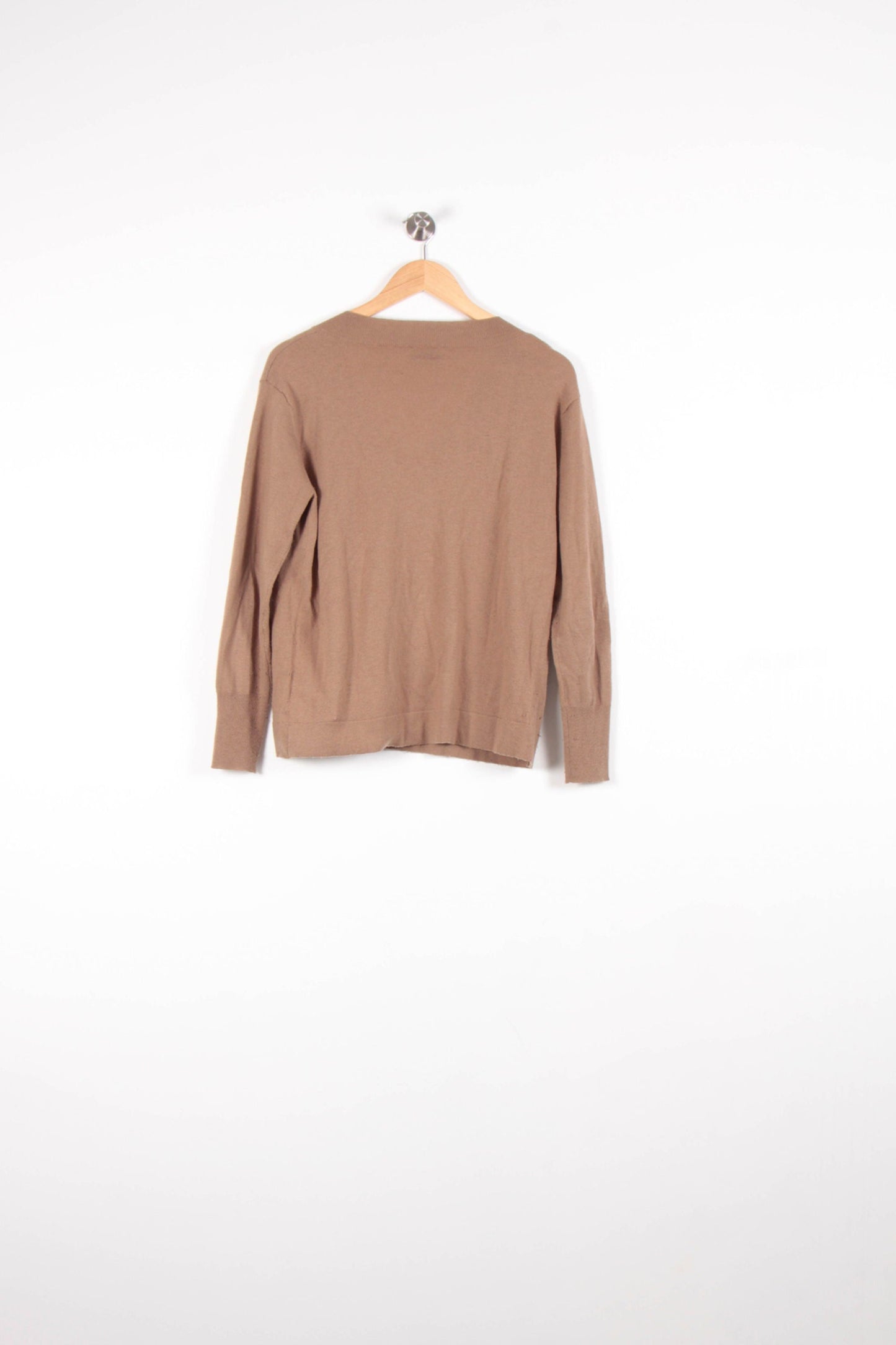 Pull Col V Beige - Taille L/40