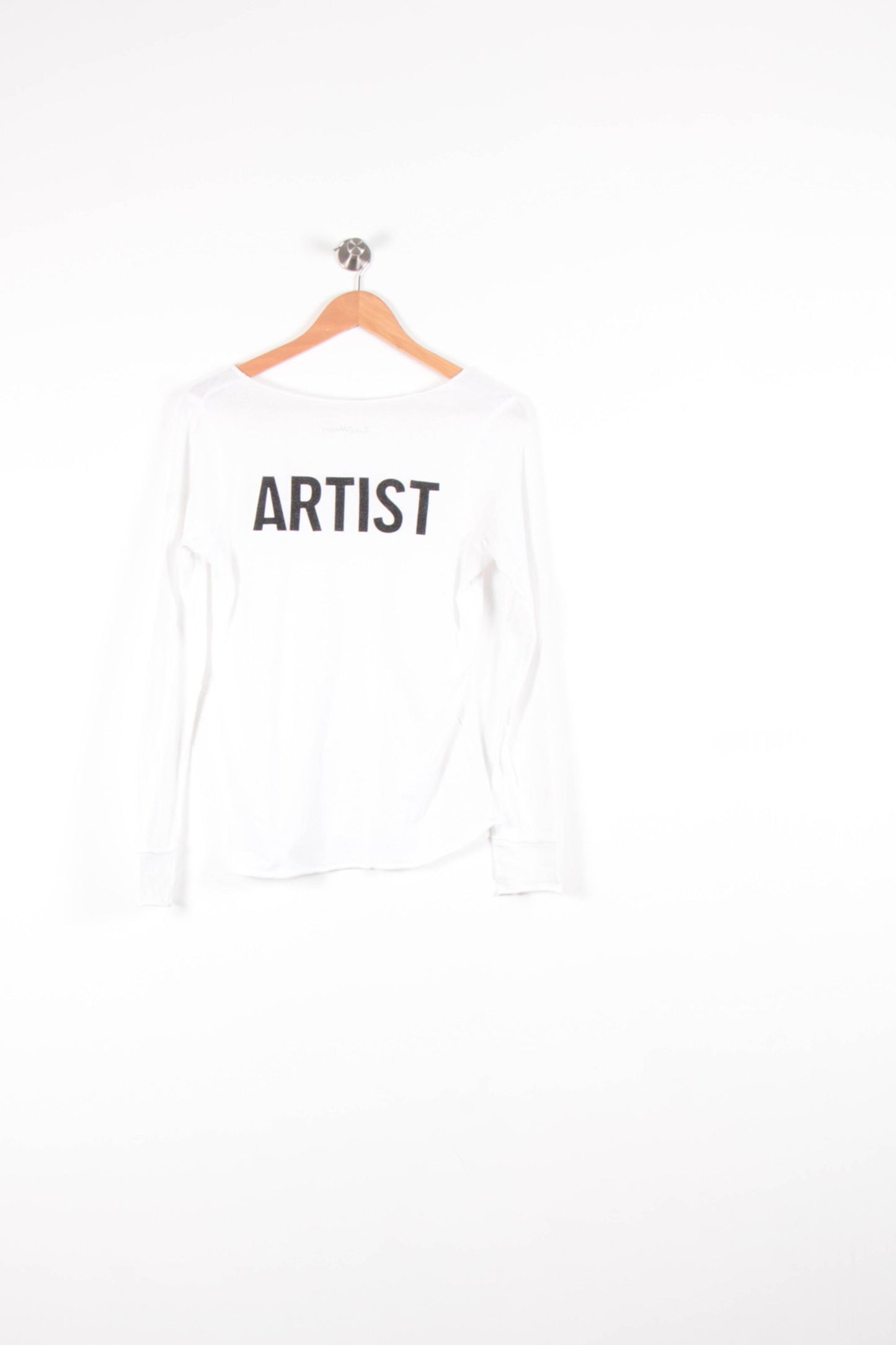 Tee-shirt Manches Longues Blanc - Taille XS/34