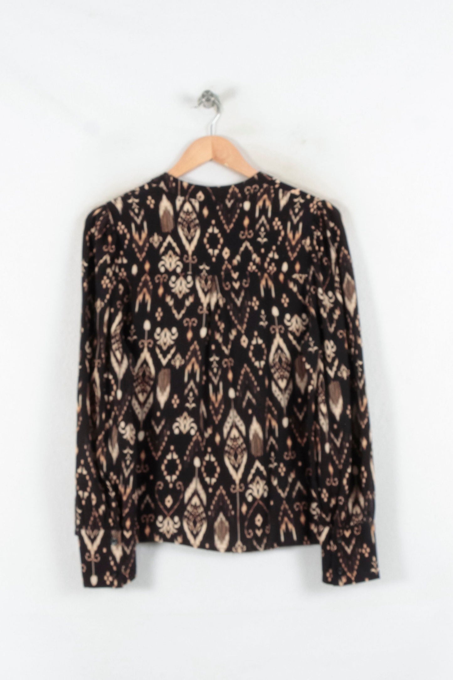 Blouse Noire et Beige - Taille XL/42