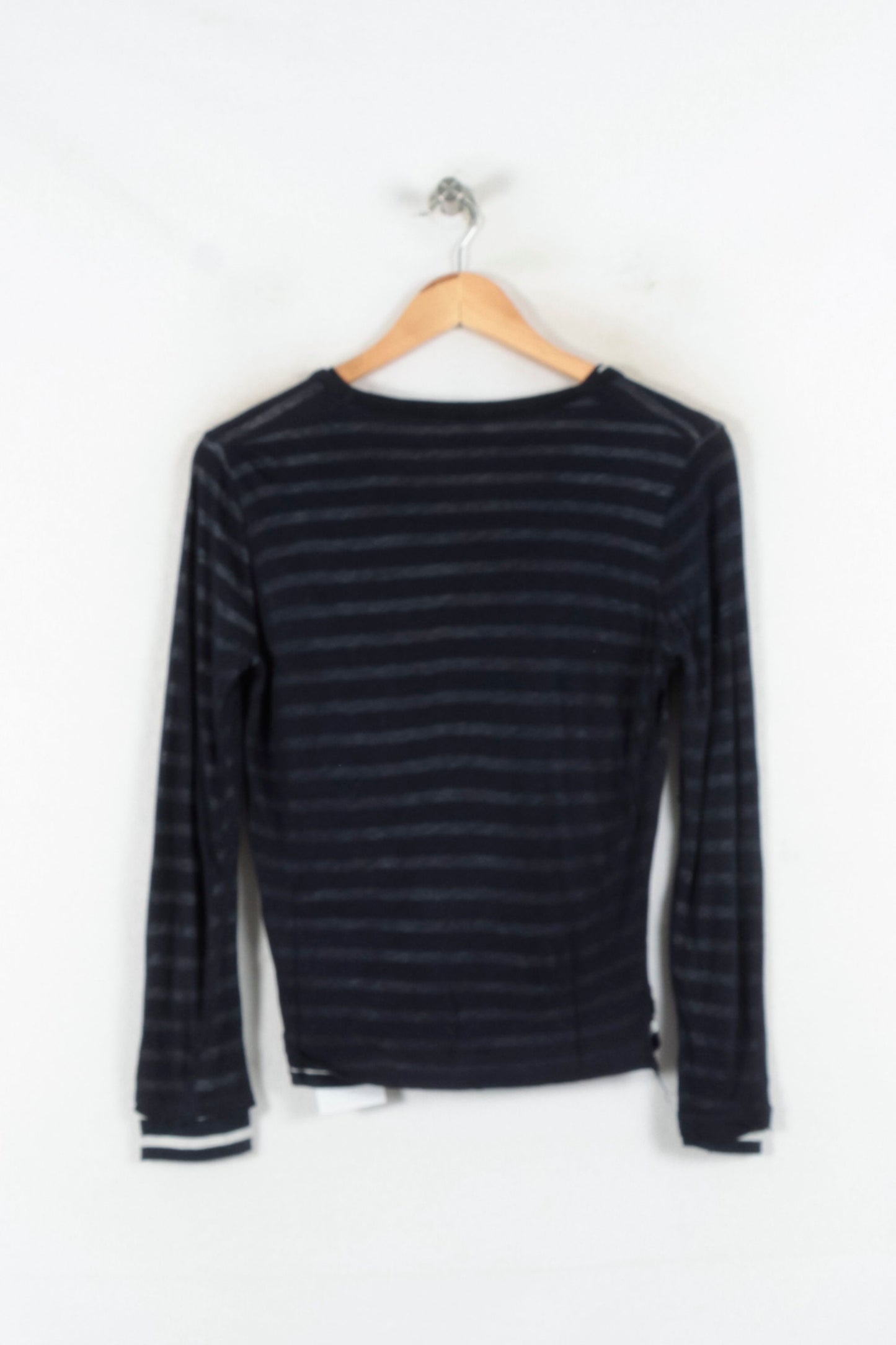 Tee-shirt Manches Longues Noir et Gris - Taille S/36