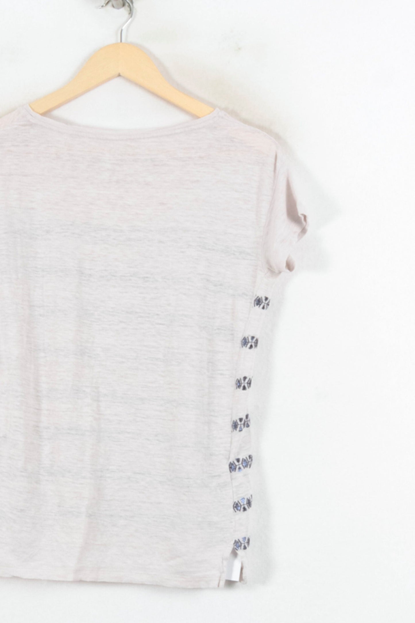 Tee-shirt Blanc et Bleu - Taille S/36