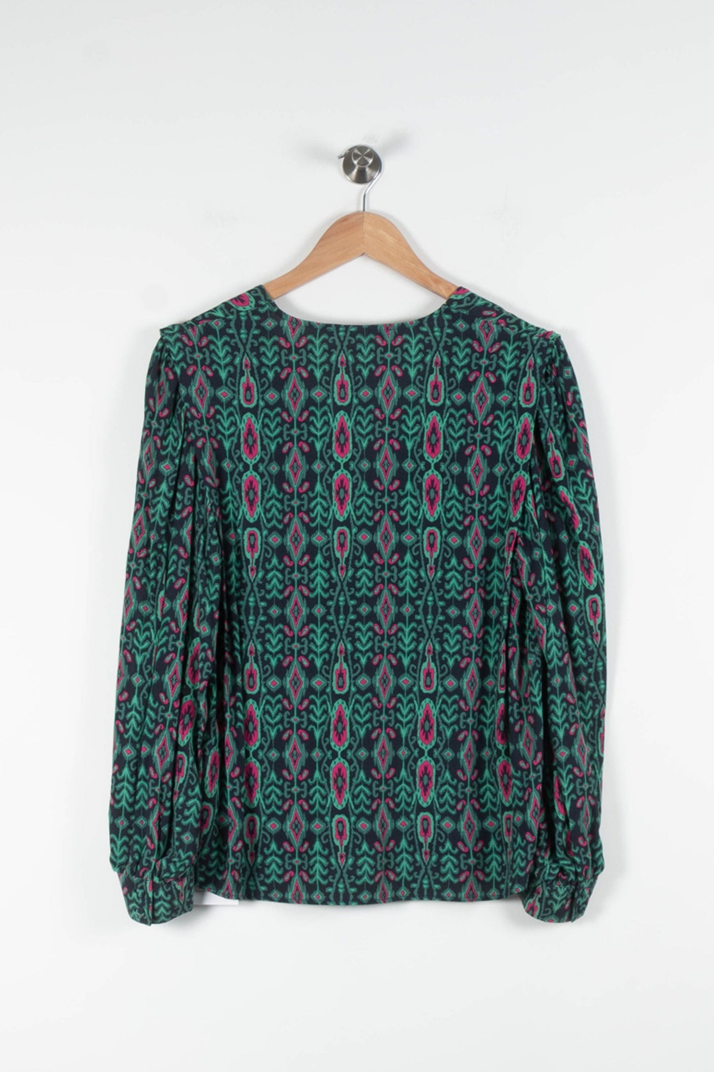 Blouse Verte et Rose - Taille M/38