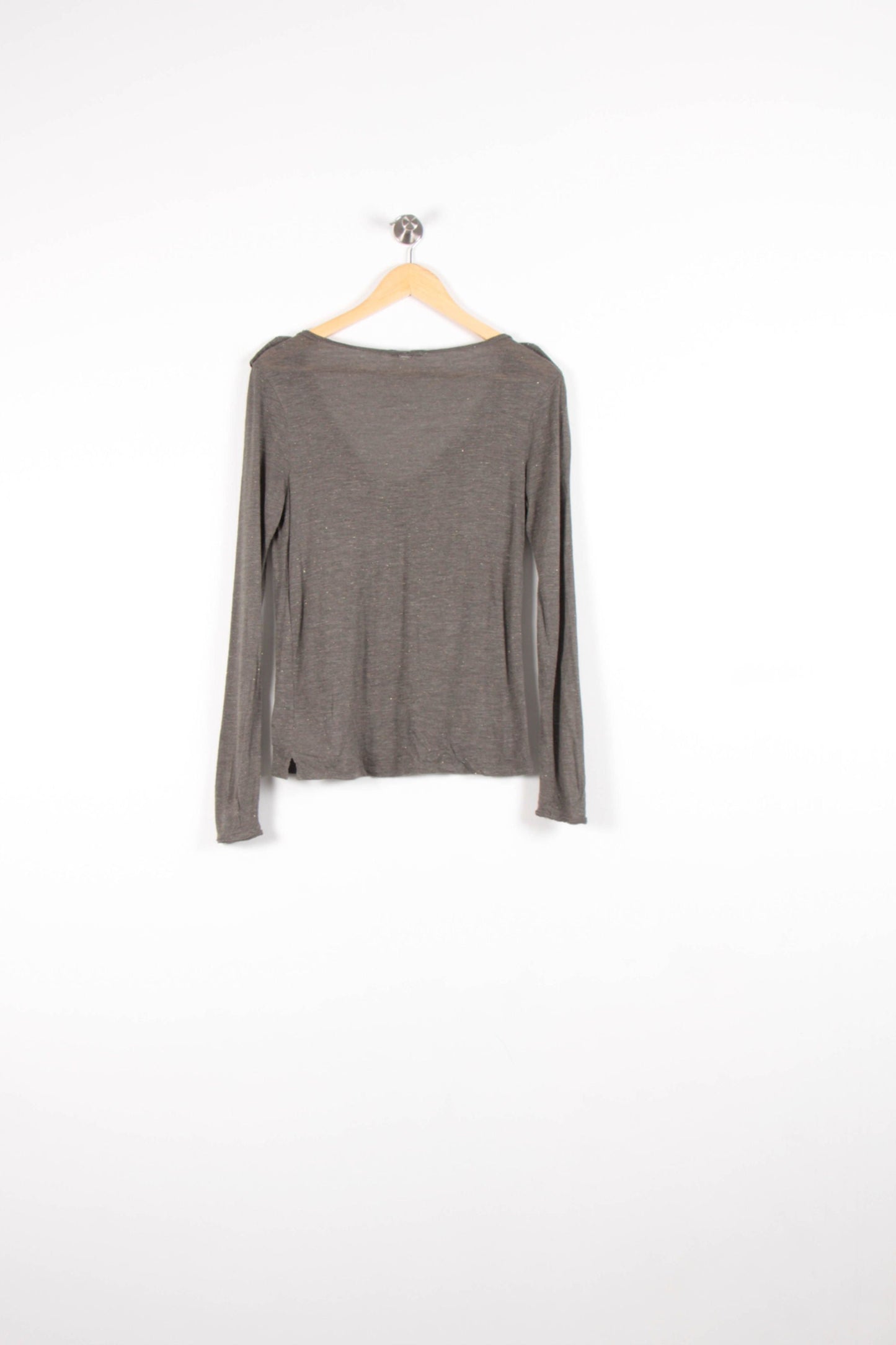 T-shirt Manches Longues Gris - Taille S/36