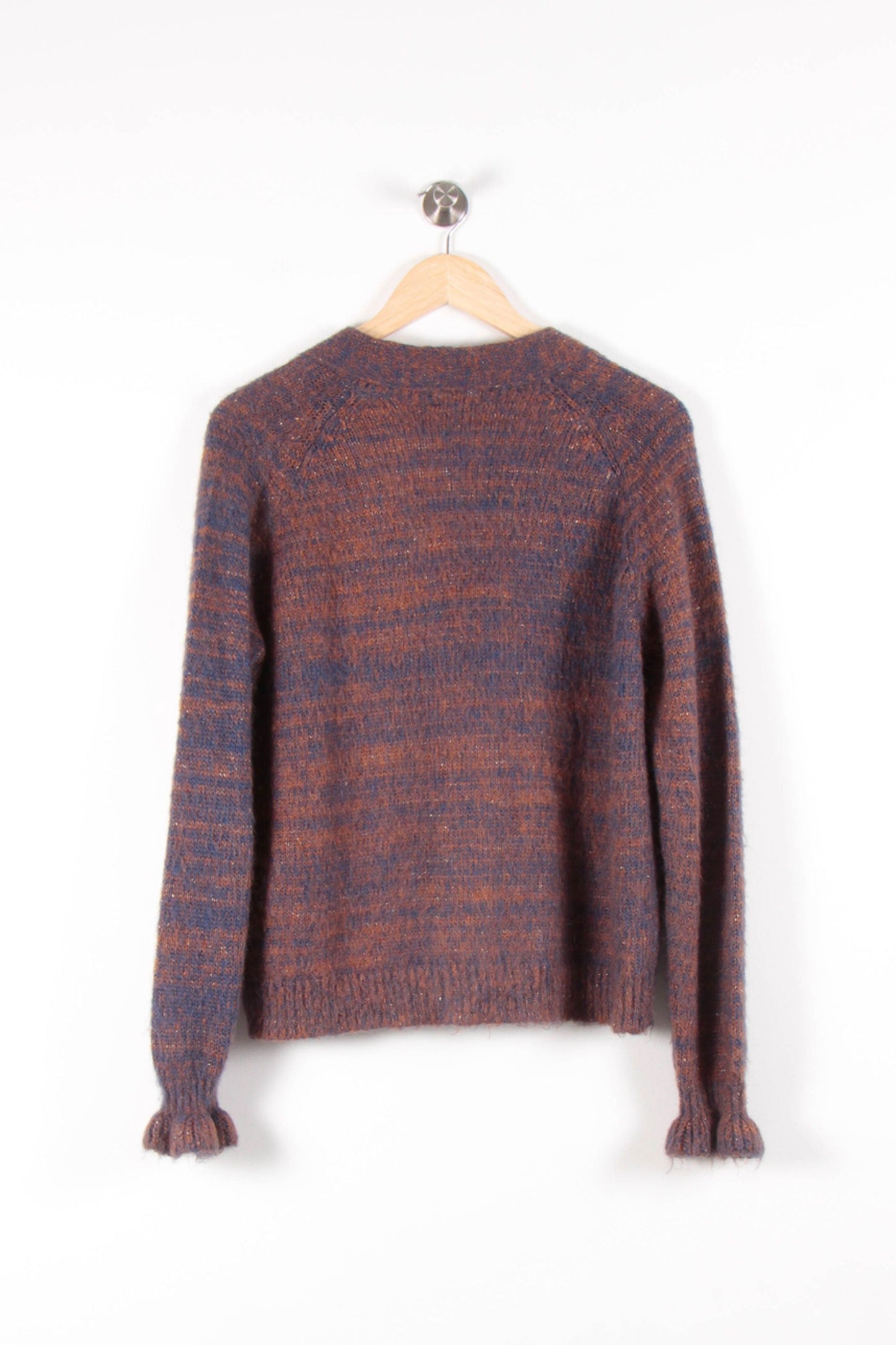 Cardigan Bleu et Marron - Taille M/38