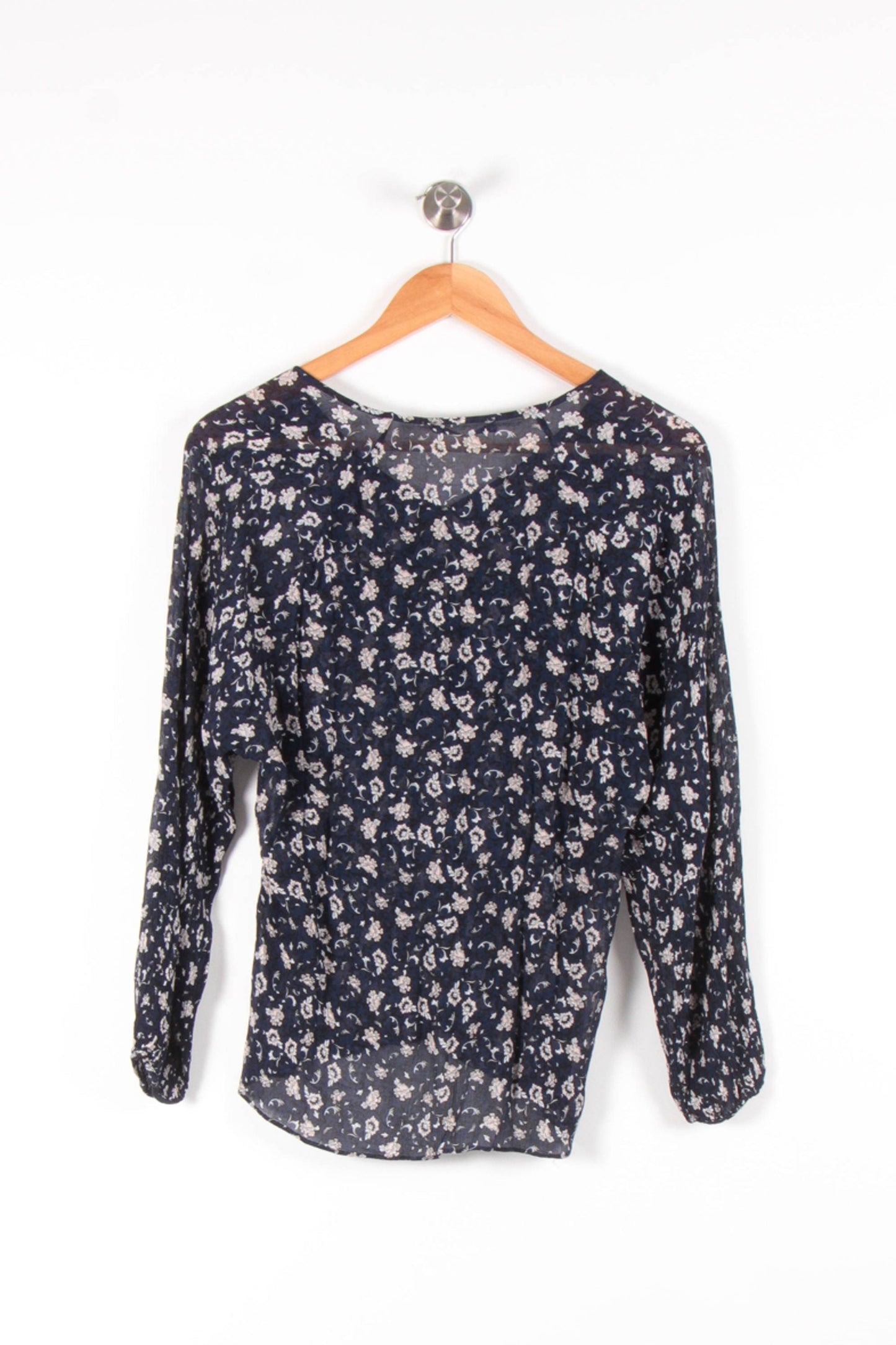 Blouse Bleu Marine et Blanche - Taille S/36