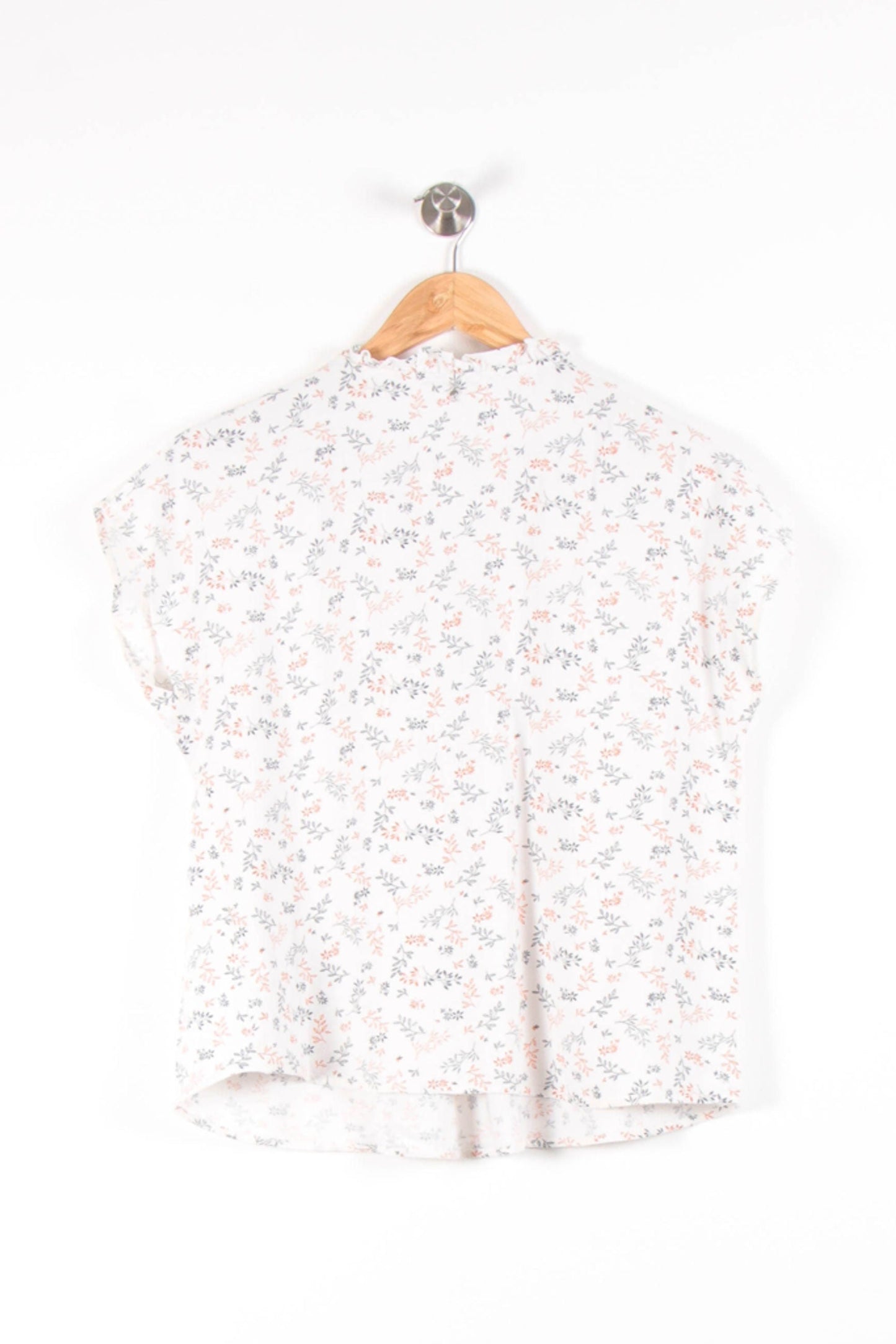 Blouse Blanche et Rose - Taille S/36