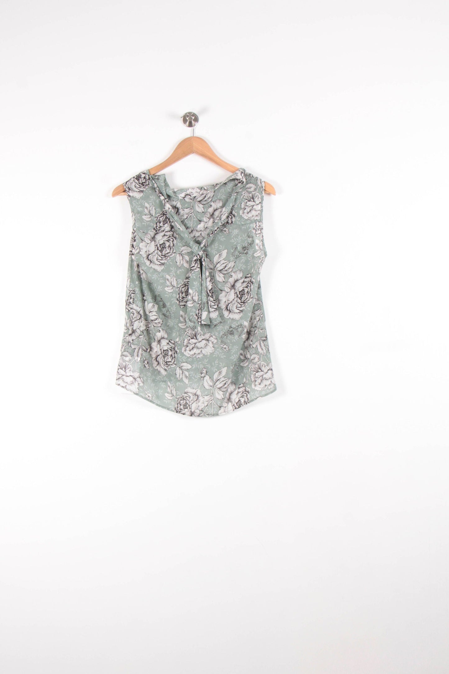 Blouse Verte et Blanche - Taille M/38