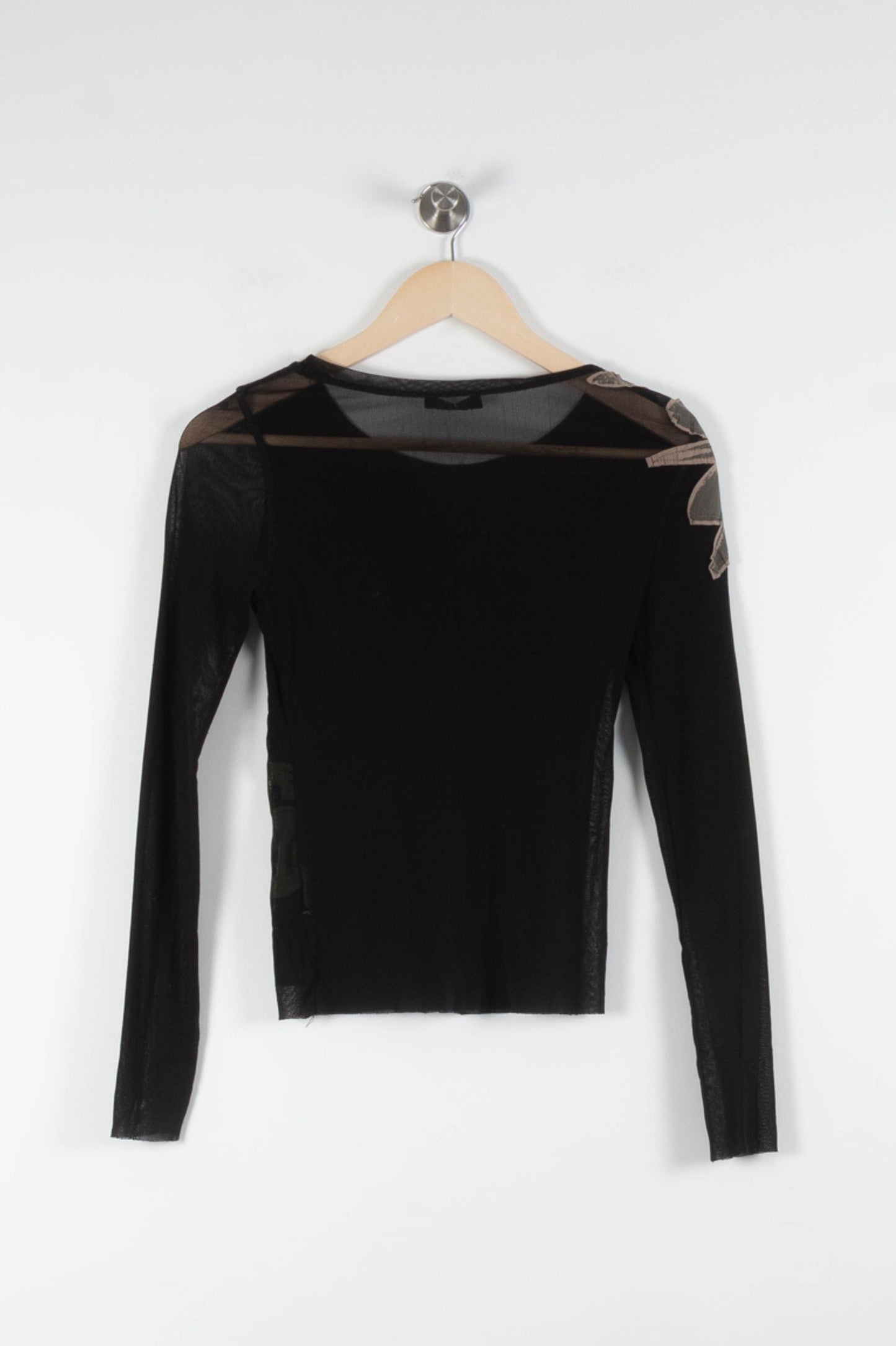 T-shirt Noir et Beige - Taille S/36