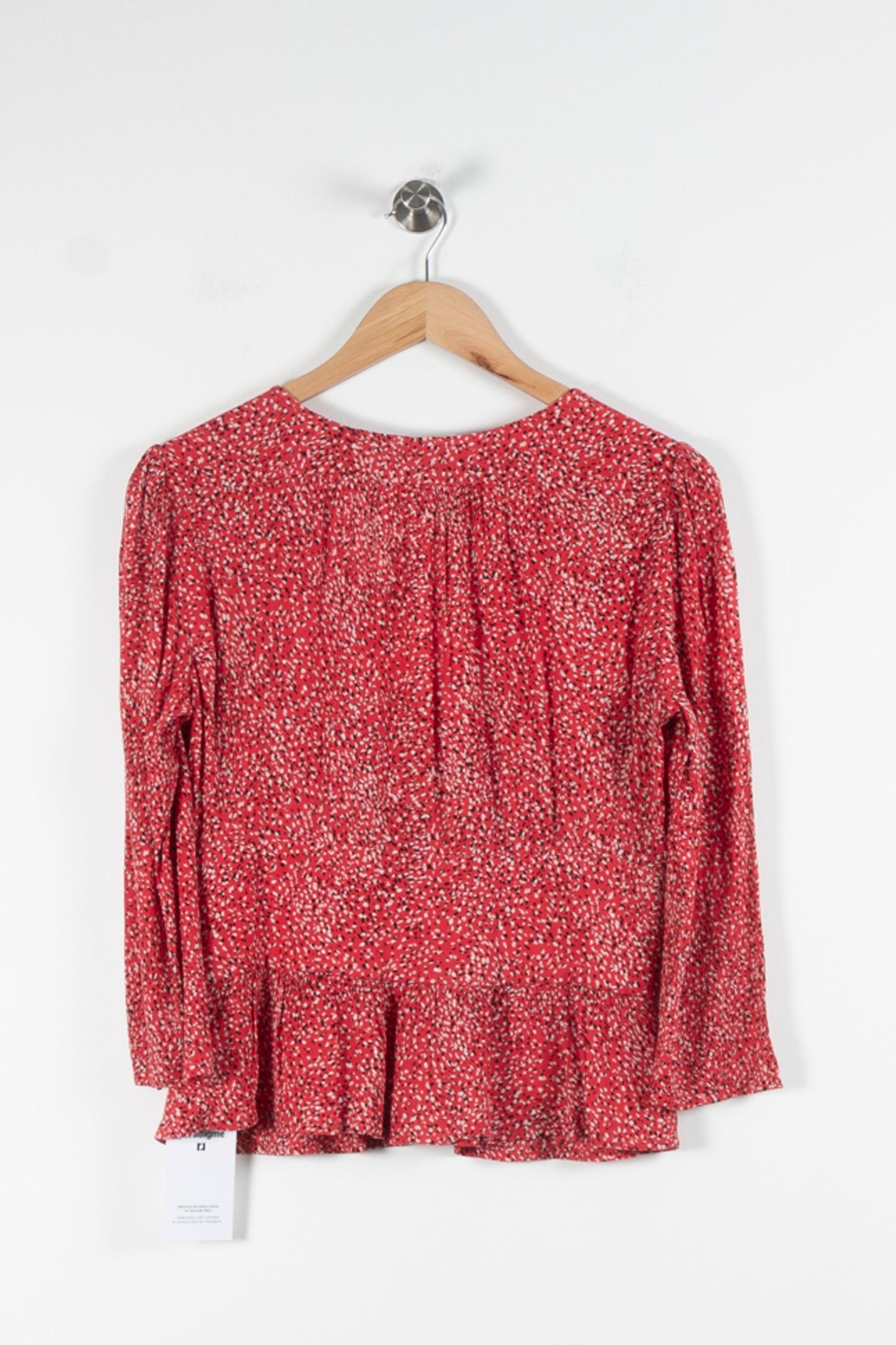 Blouse Rouge et Blanche - Taille M/38