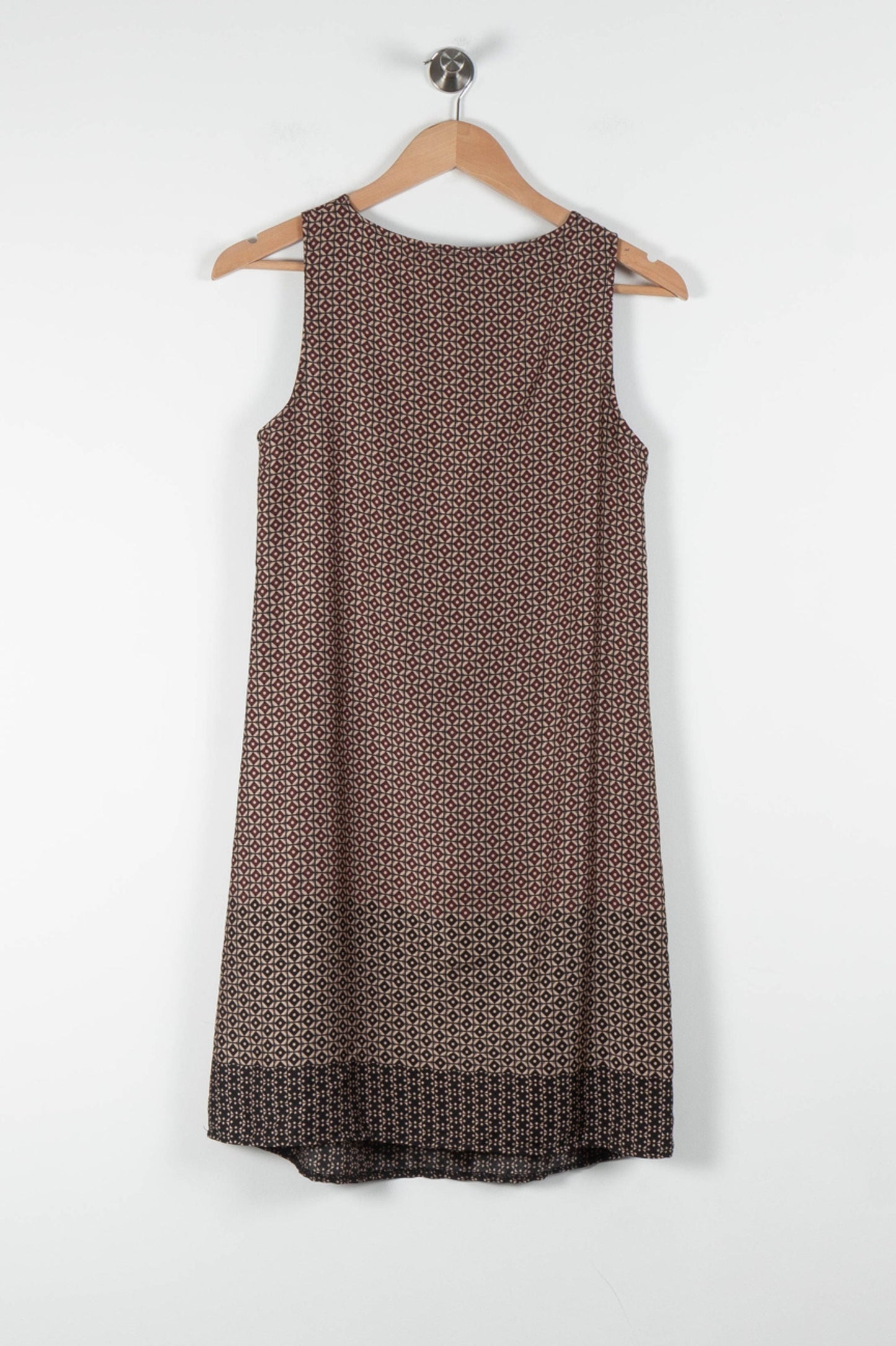 Robe Sans Manches Bordeaux et Noir - Taille S/36