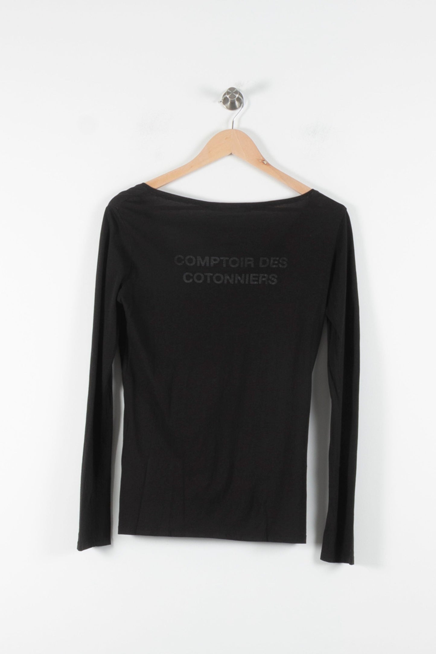 T-shirt Manches Longues Noir - Taille M/38