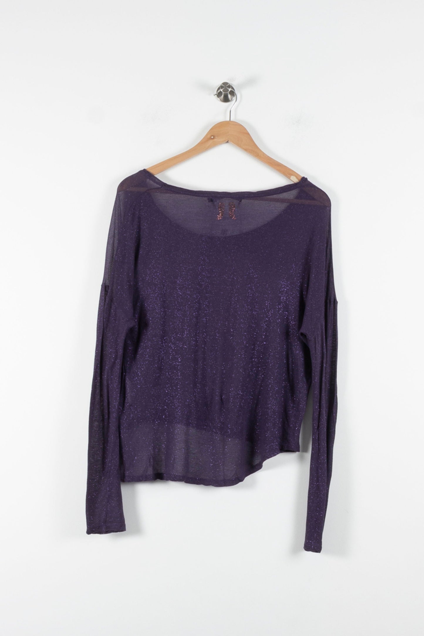 Tee-shirt Manches Longues Violet - Taille L/40