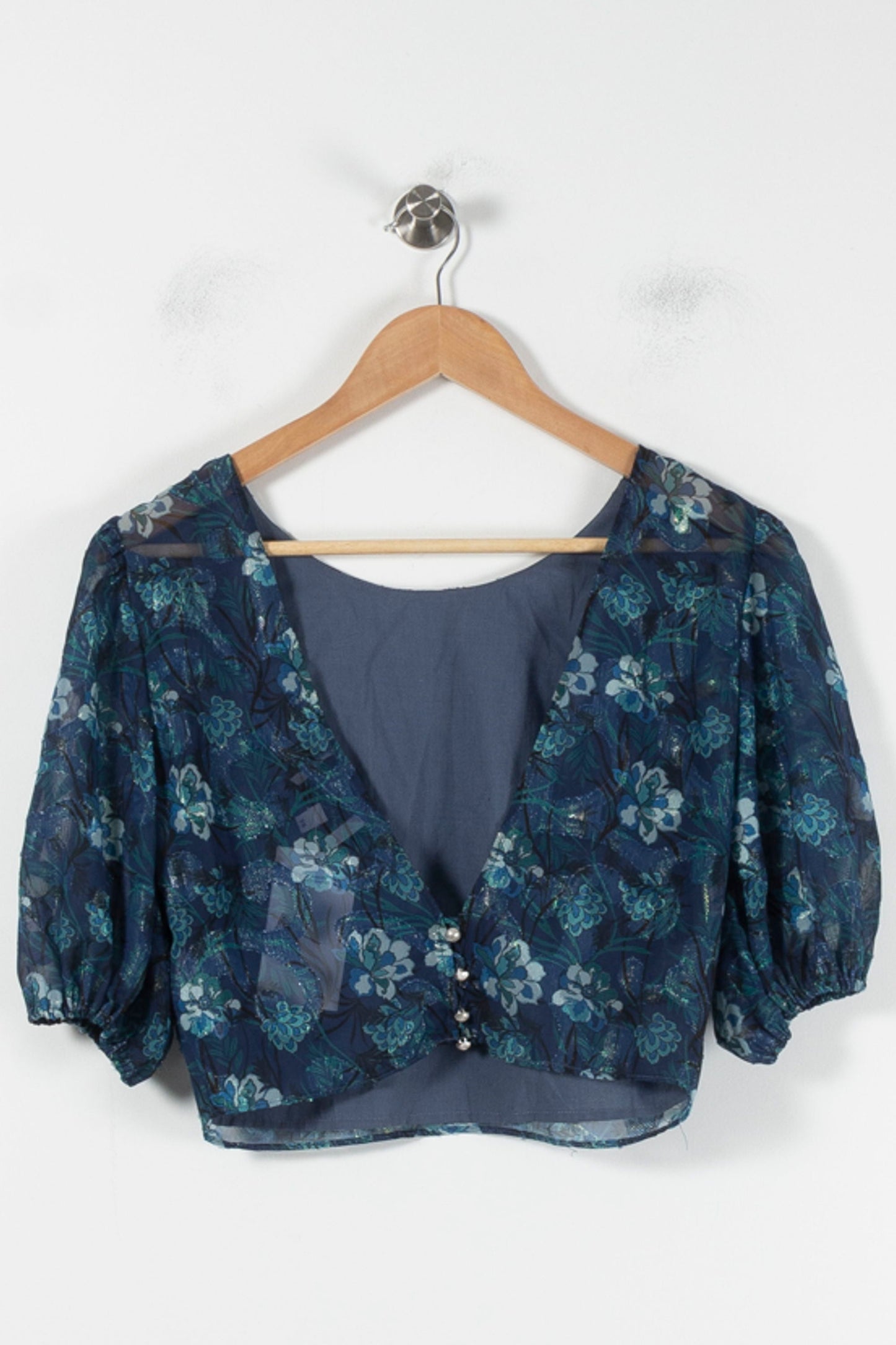 Blouse Bleue - Taille S/36