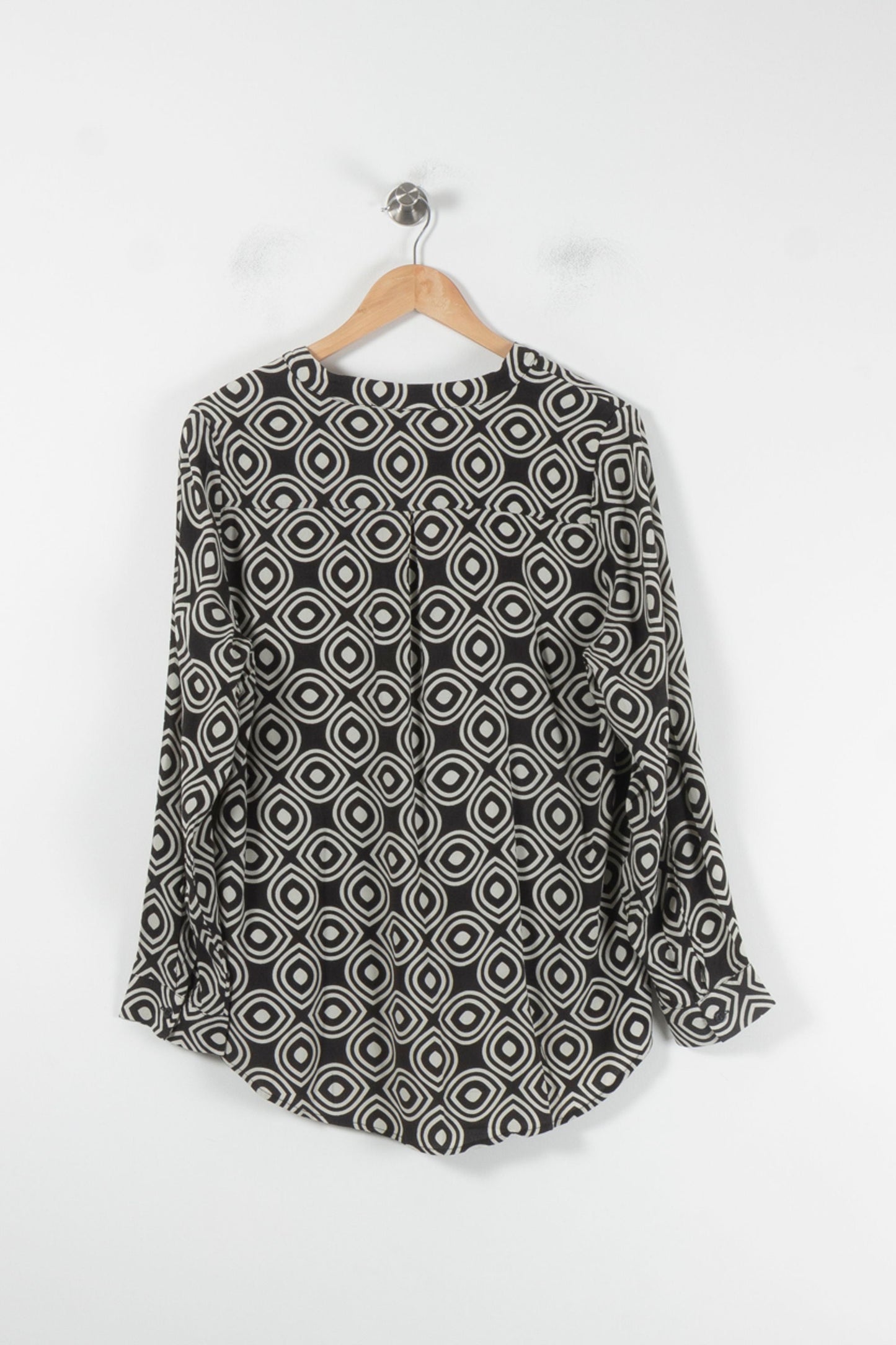 Blouse Noire et Blanche - Taille L/40