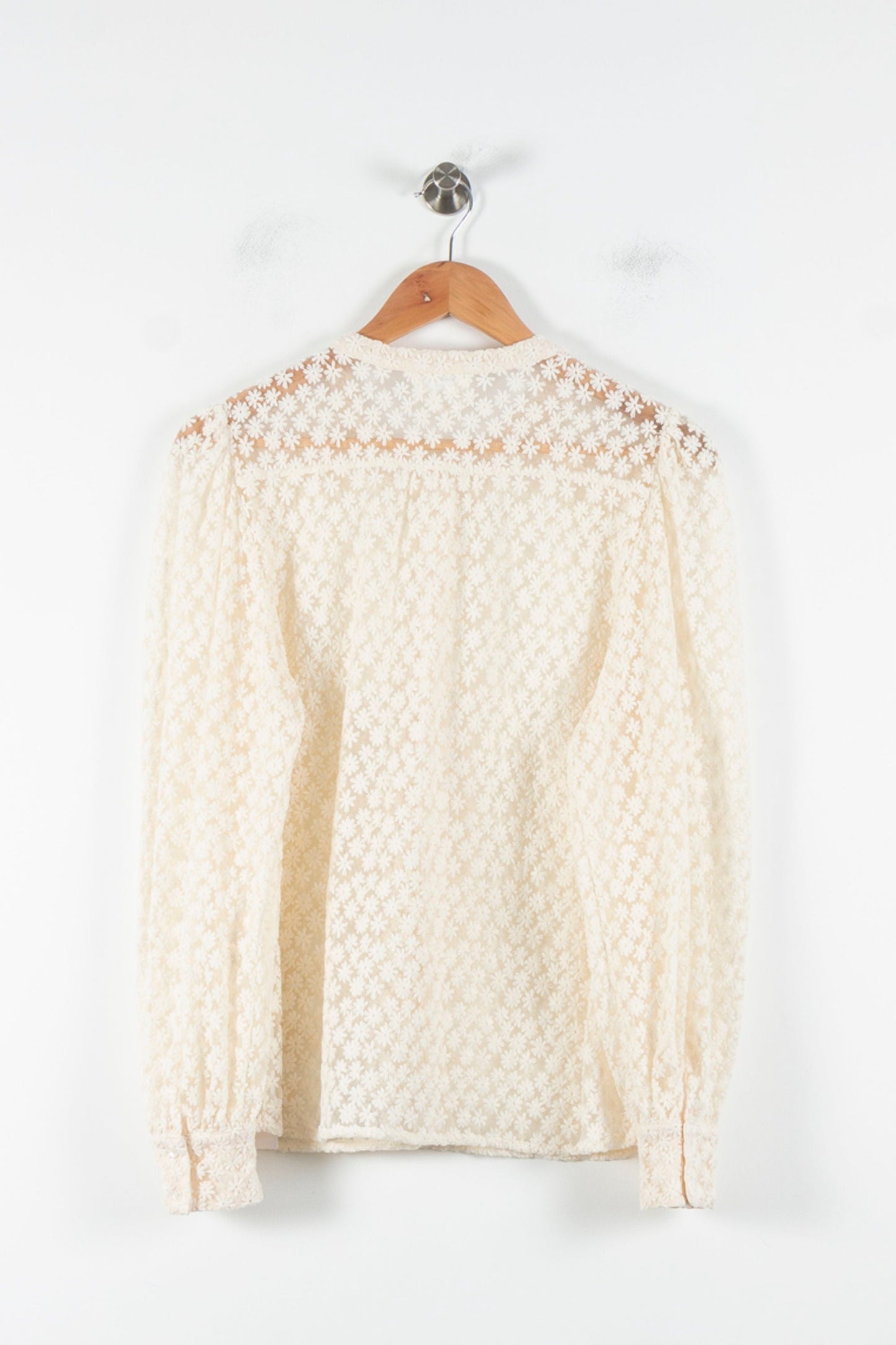 Blouse Dentelle Beige - Taille XL/42