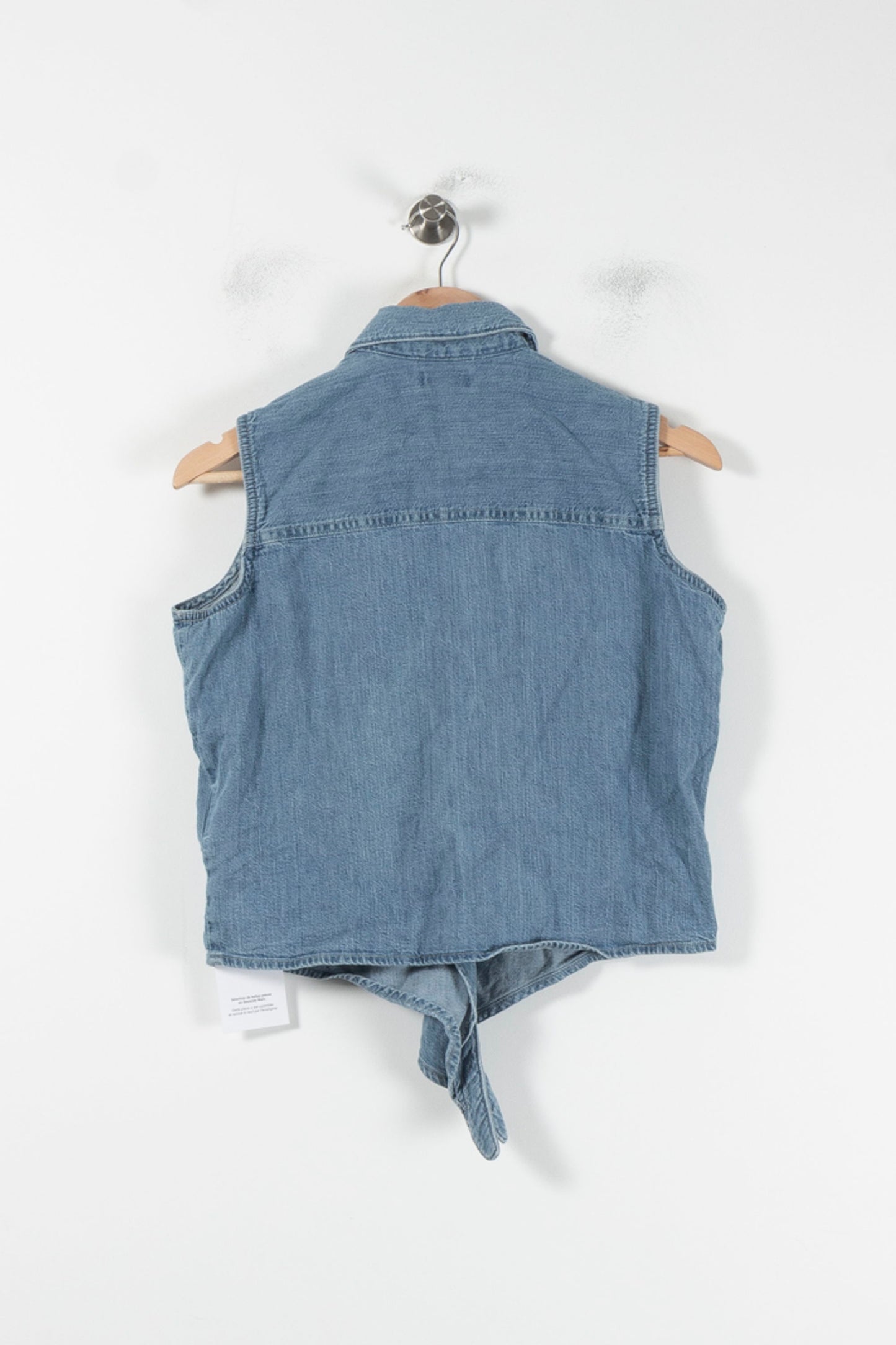 Chemise Sans Manches Bleue - Taille XS/34