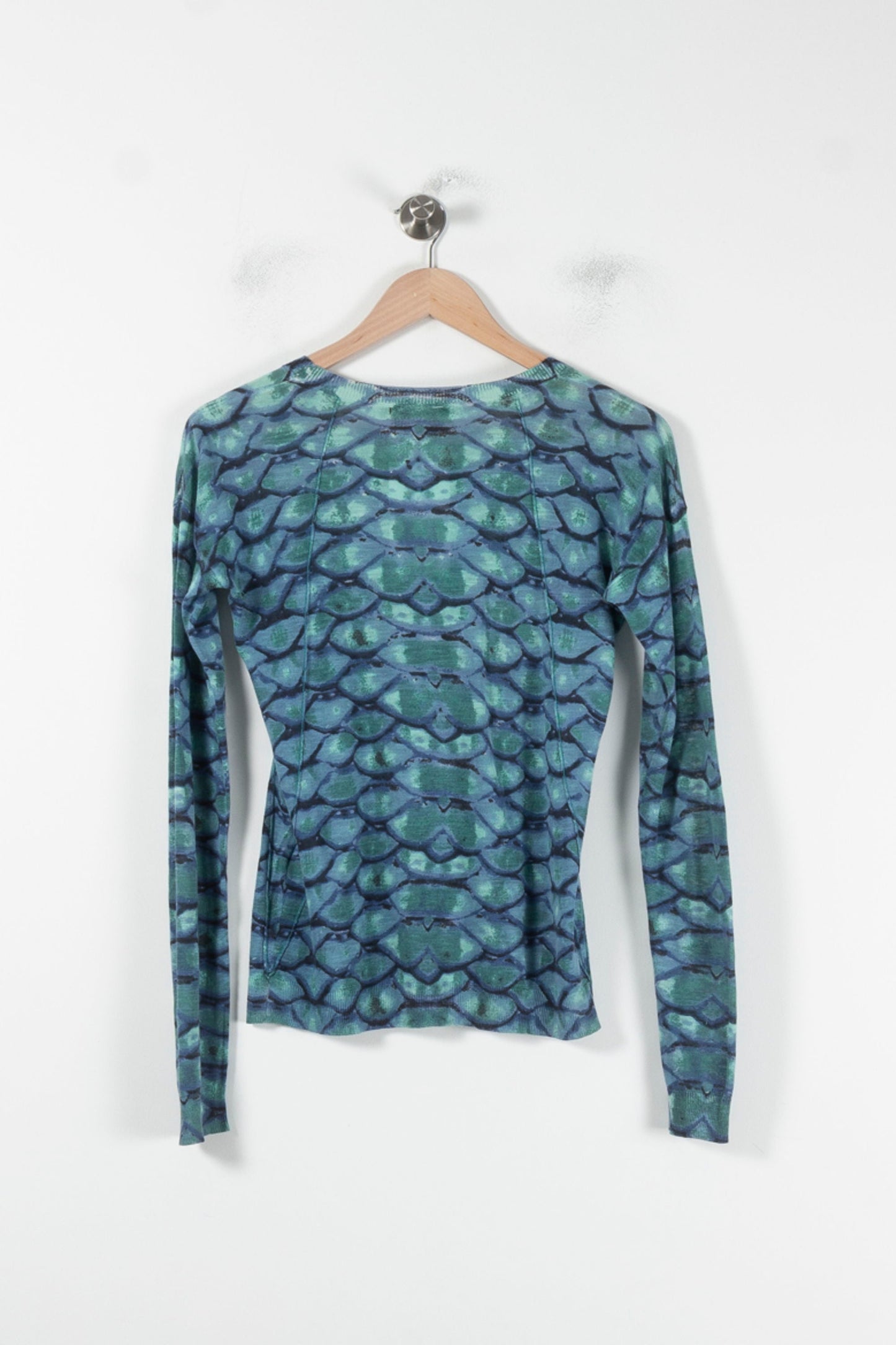 Tee-shirt Manches Longues Bleu - Taille XS/34