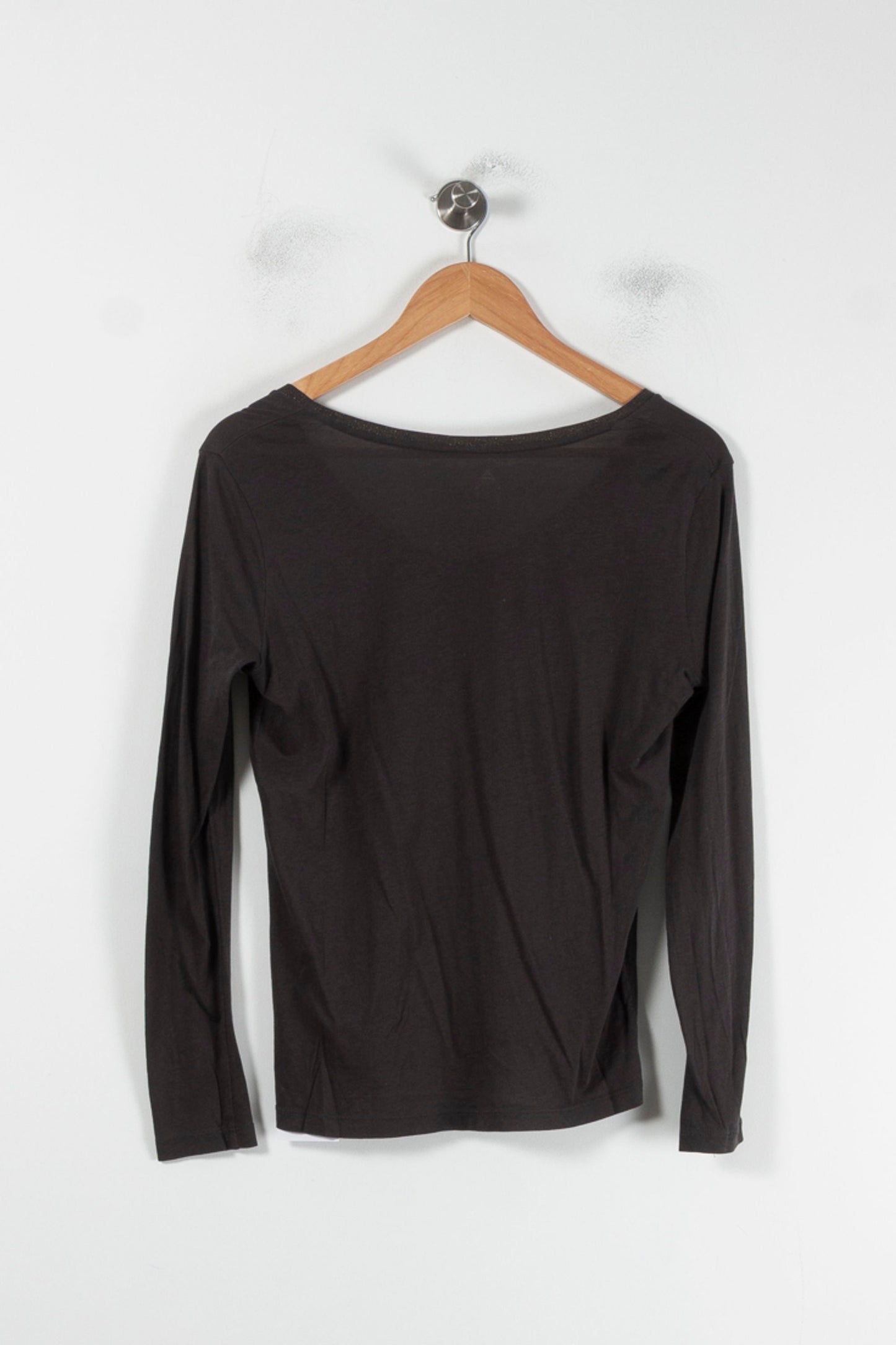 Tee-shirt Manche Longue Gris - Taille XS/34