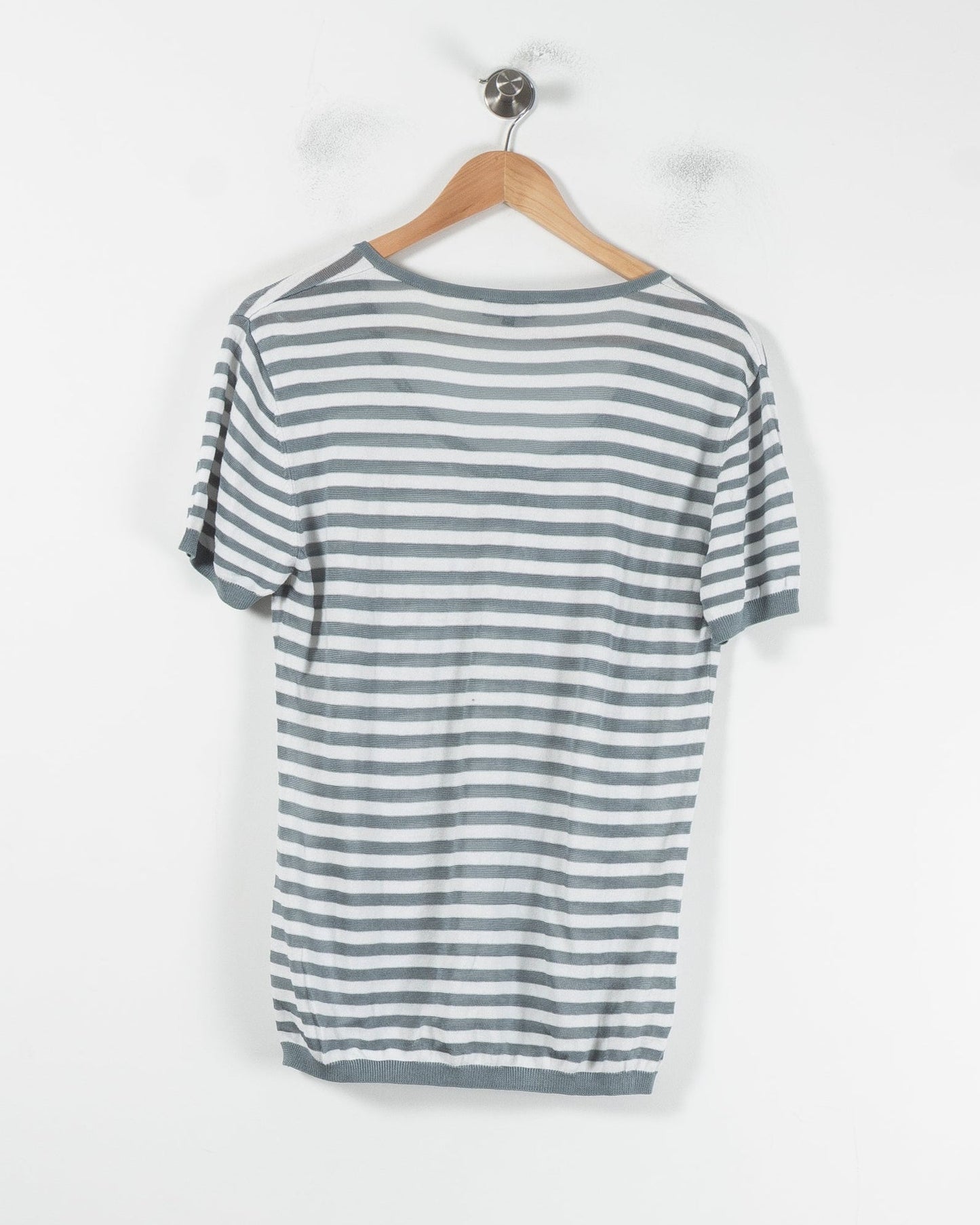 T-shirt Blanc et Gris - Taille XXL/44