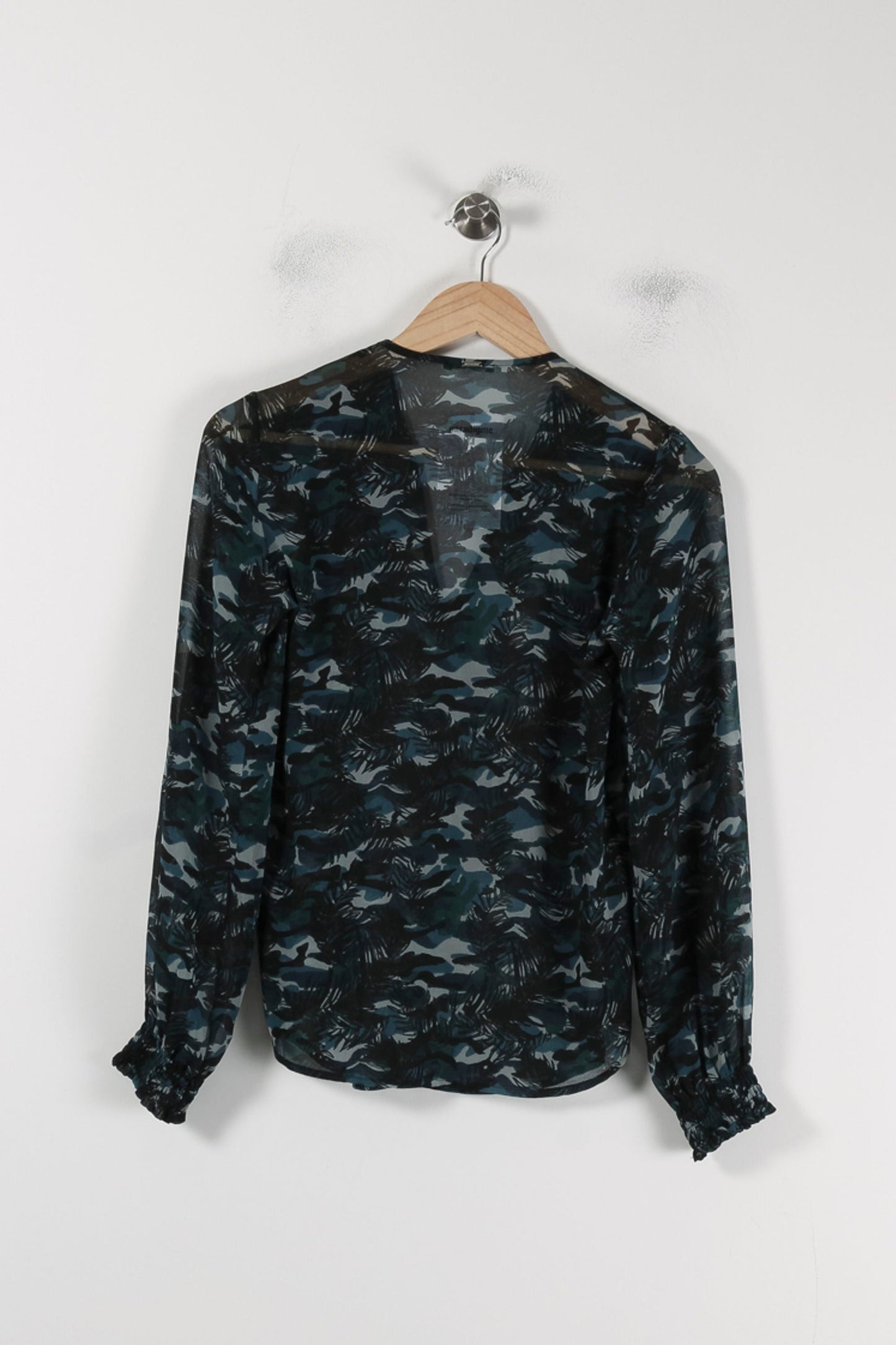 Blouse Bleue et Noire - Taille XS/34