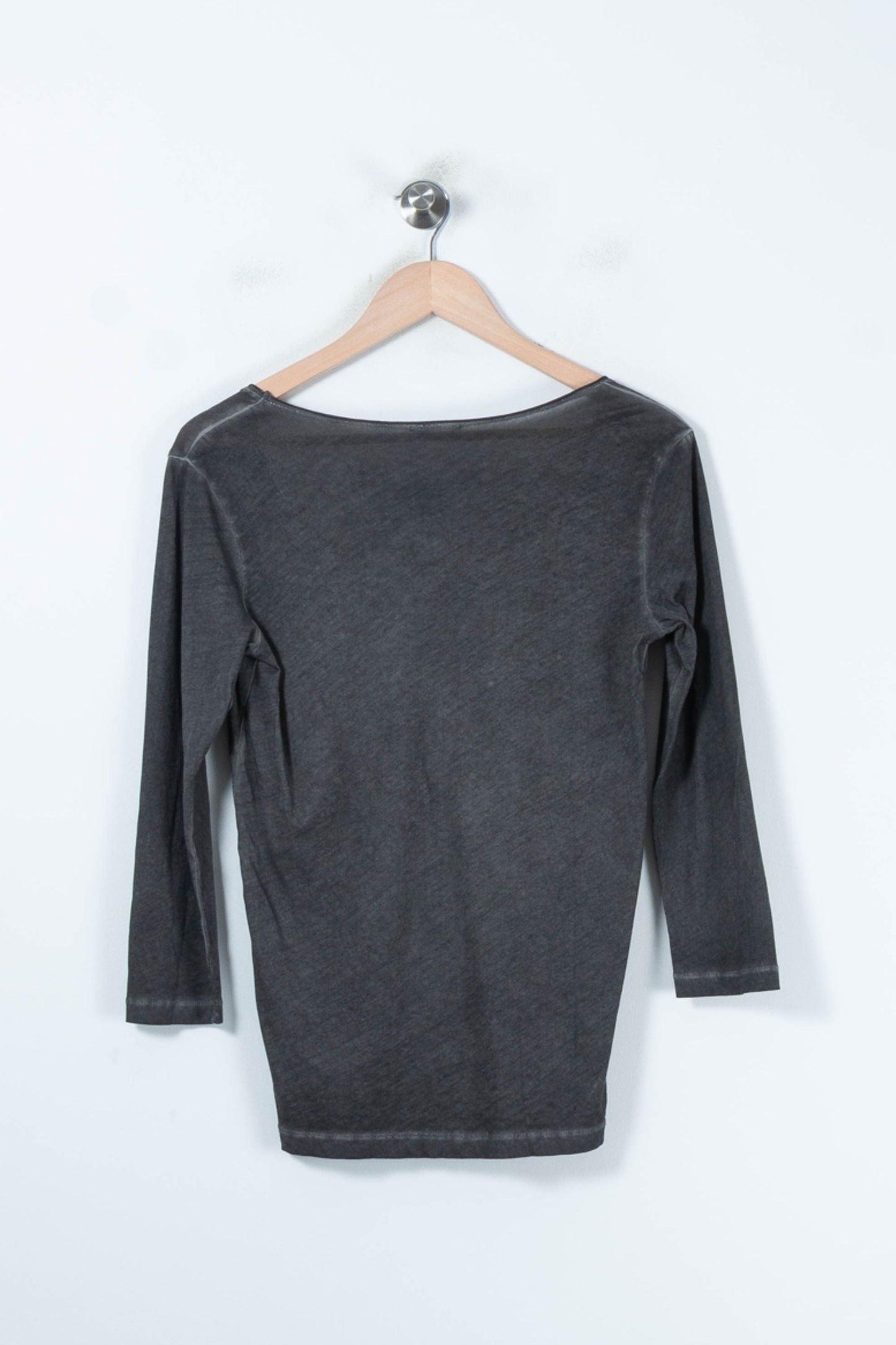 Tee-shirt Manches Longues Gris et Bleu - Taille S/36