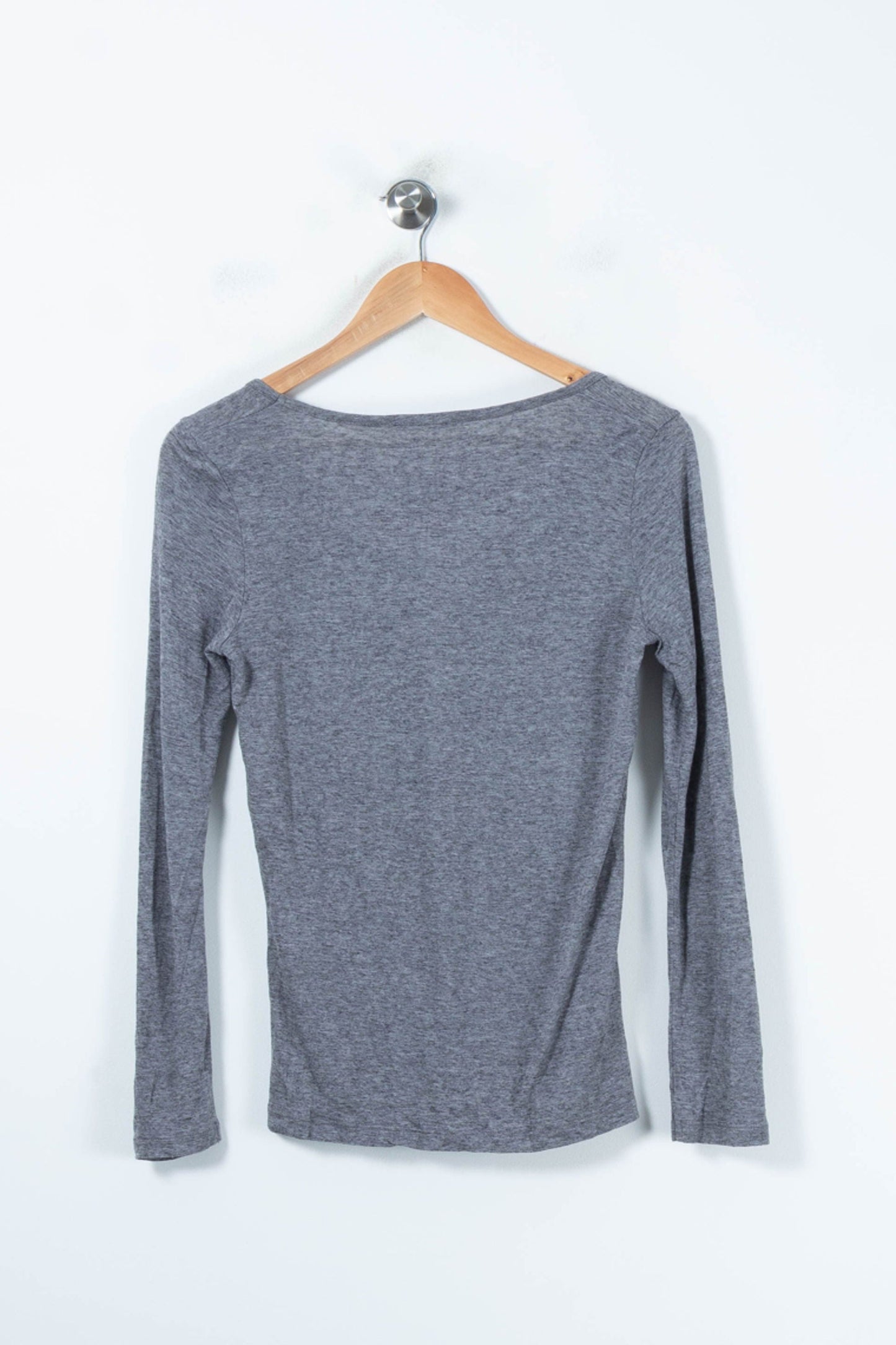 Tee-shirt Manches Longues Gris - Taille S/36