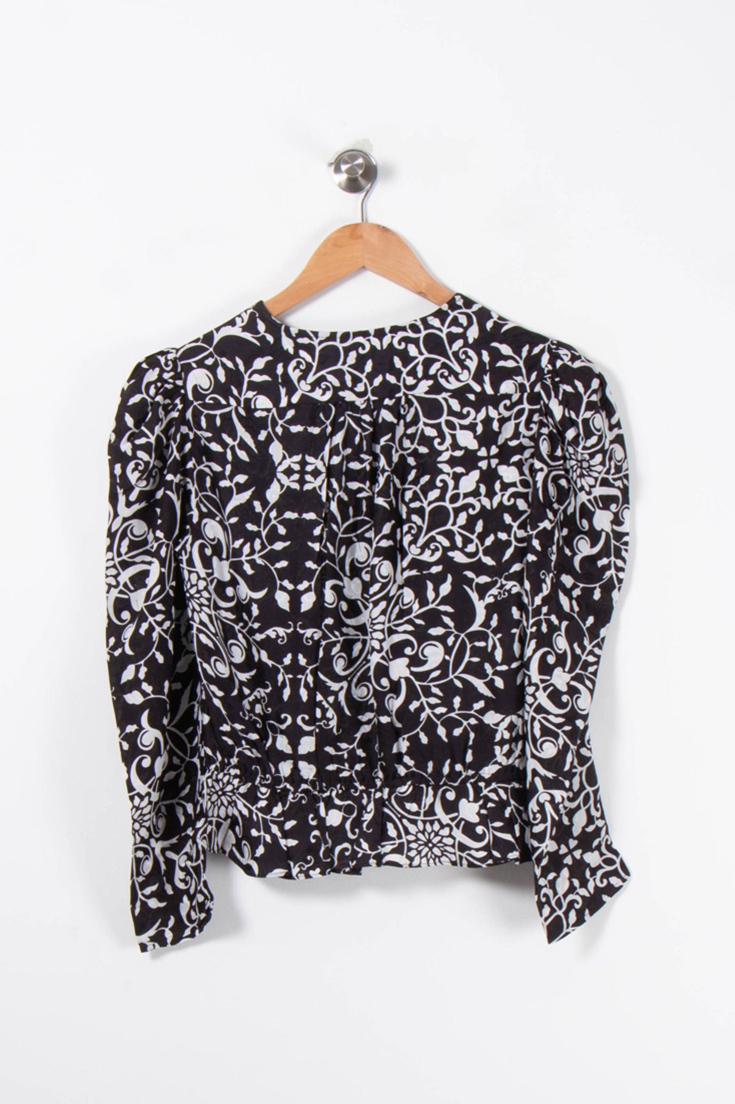 Blouse Noire et Blanche - Taille L/40