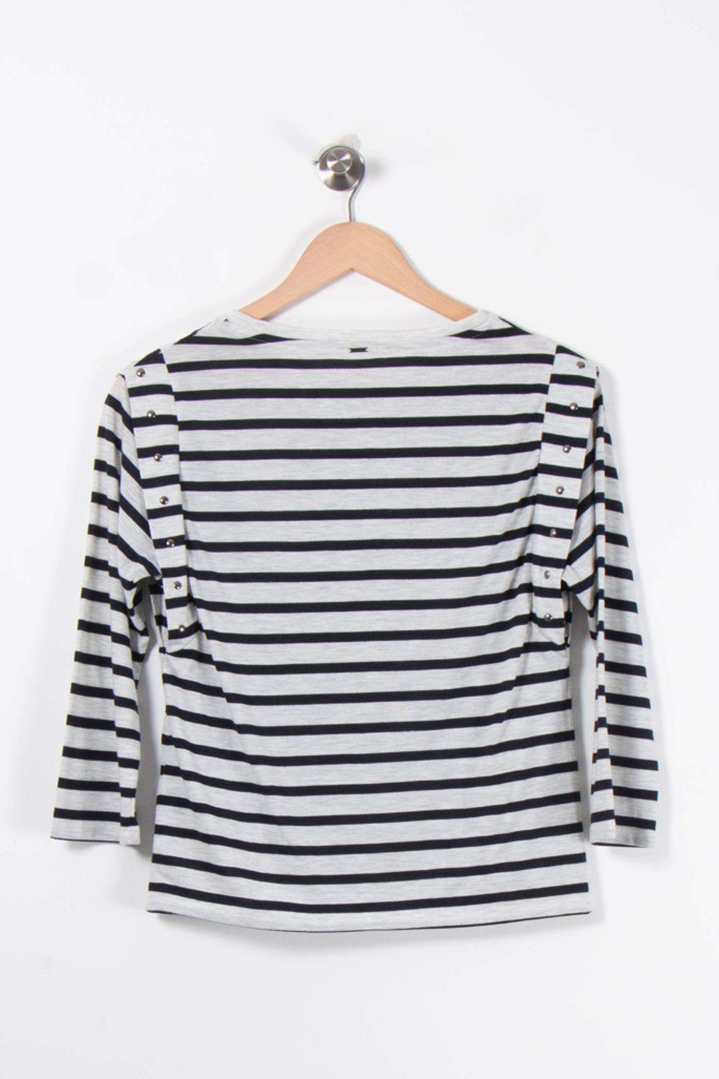 Marinière Blanche et Noire - Taille XS/34