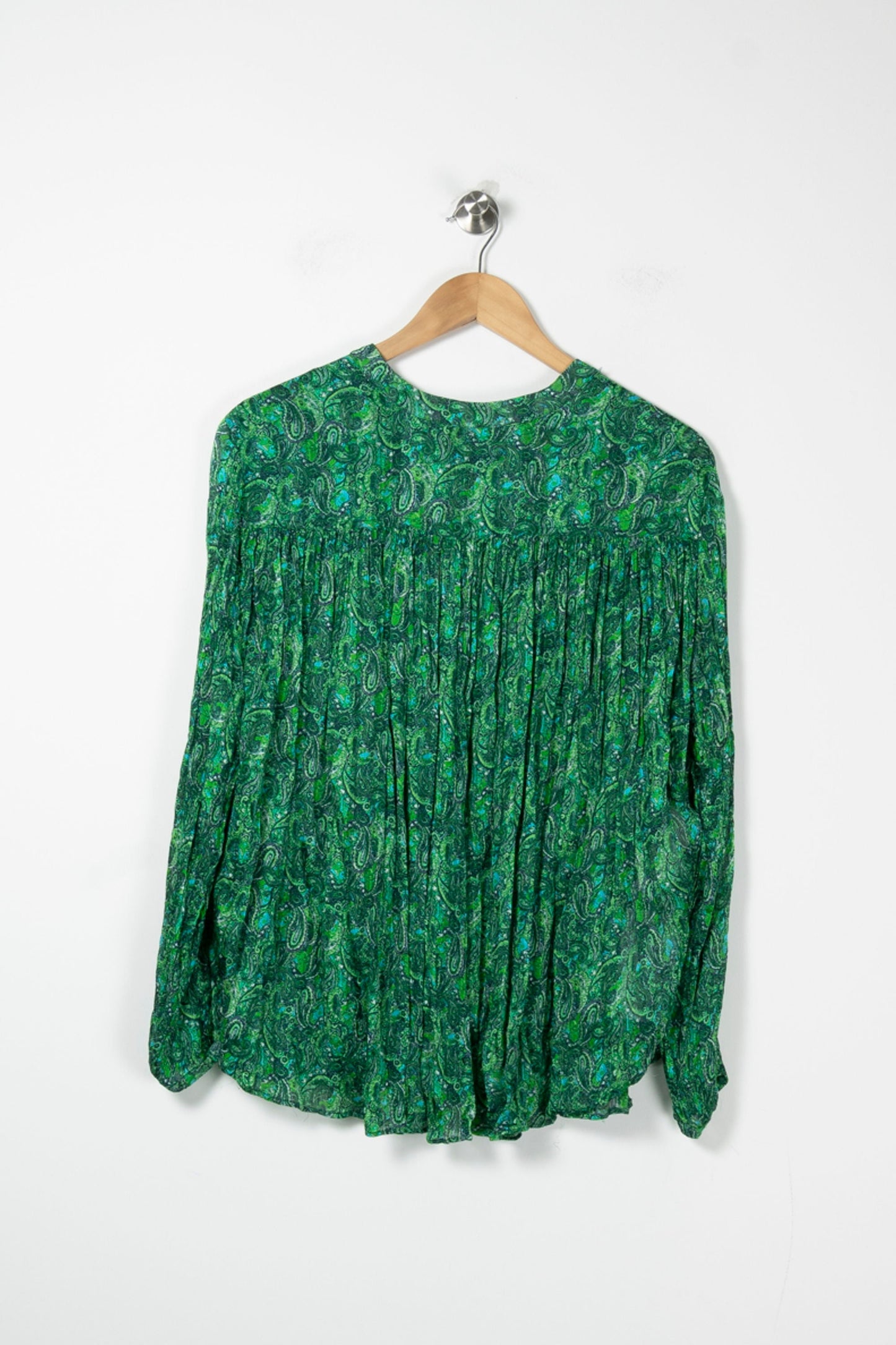 Blouse Jacquard Verte - Taille XL/42