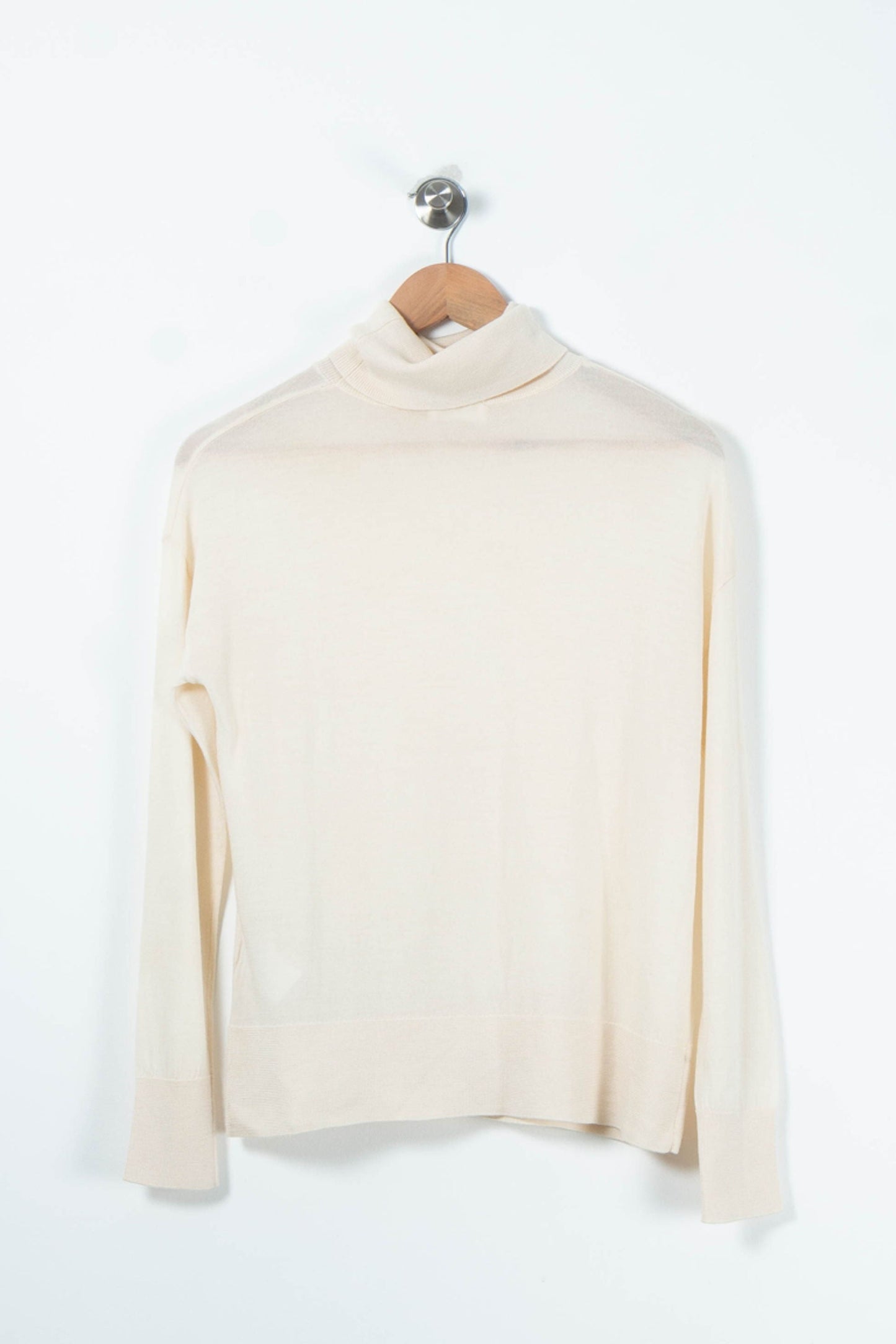 Pull Col Roulé Beige - Taille M/38
