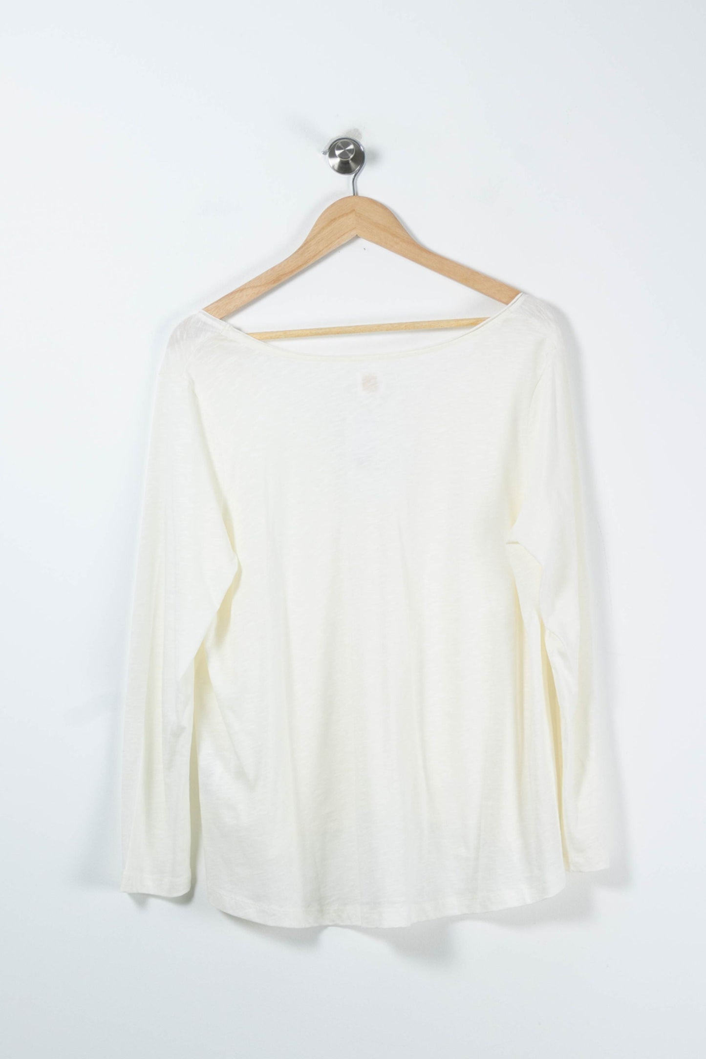 Tee-shirt Manches Longues Blanc - Taille XL/42