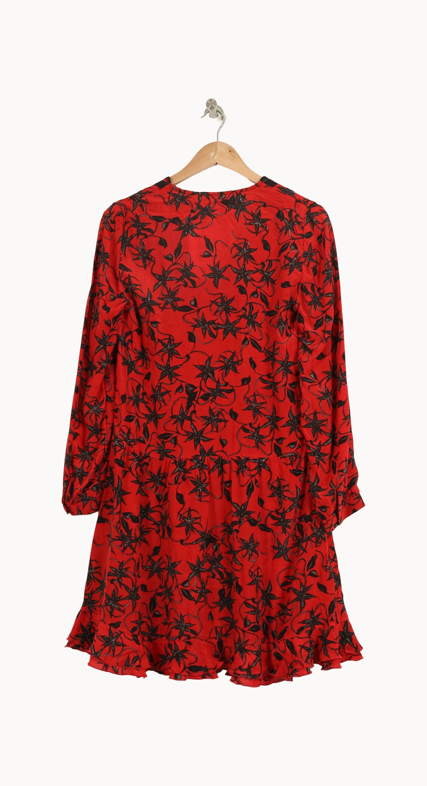 Robe Courte Rouge et Noir - Taille S/36