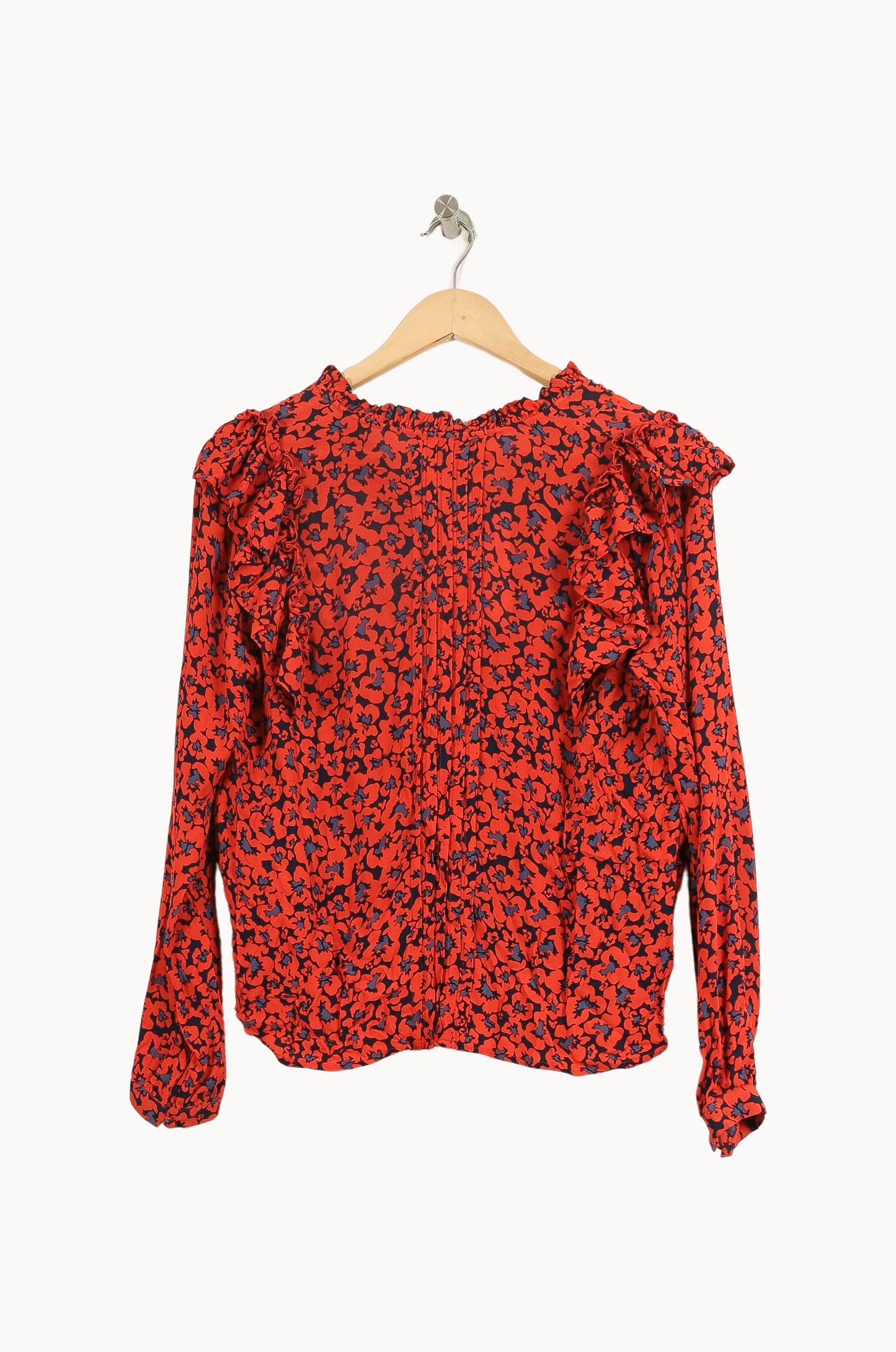 Blouse Rouge et Noire - Taille XS/34