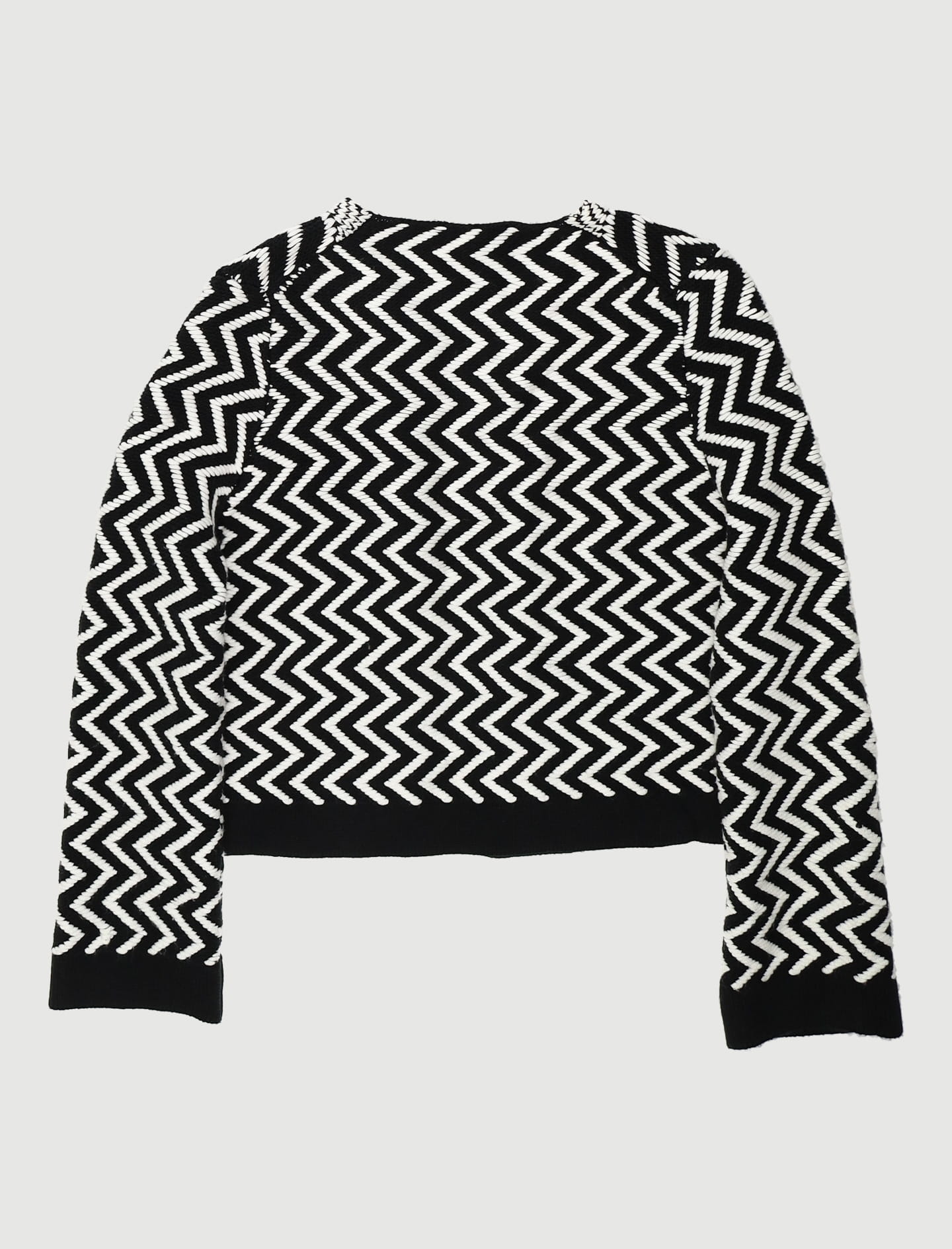 Cardigan Court En Maille Jacquard - Taille M/38