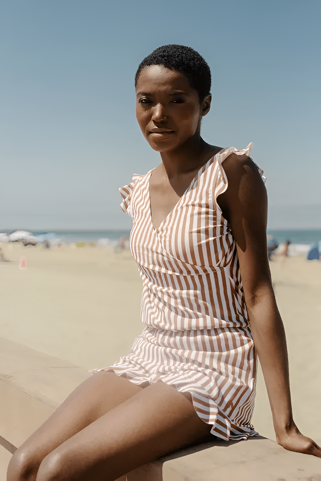 Anouk™ | Maillot de bain à volants et soutien-gorge intégré