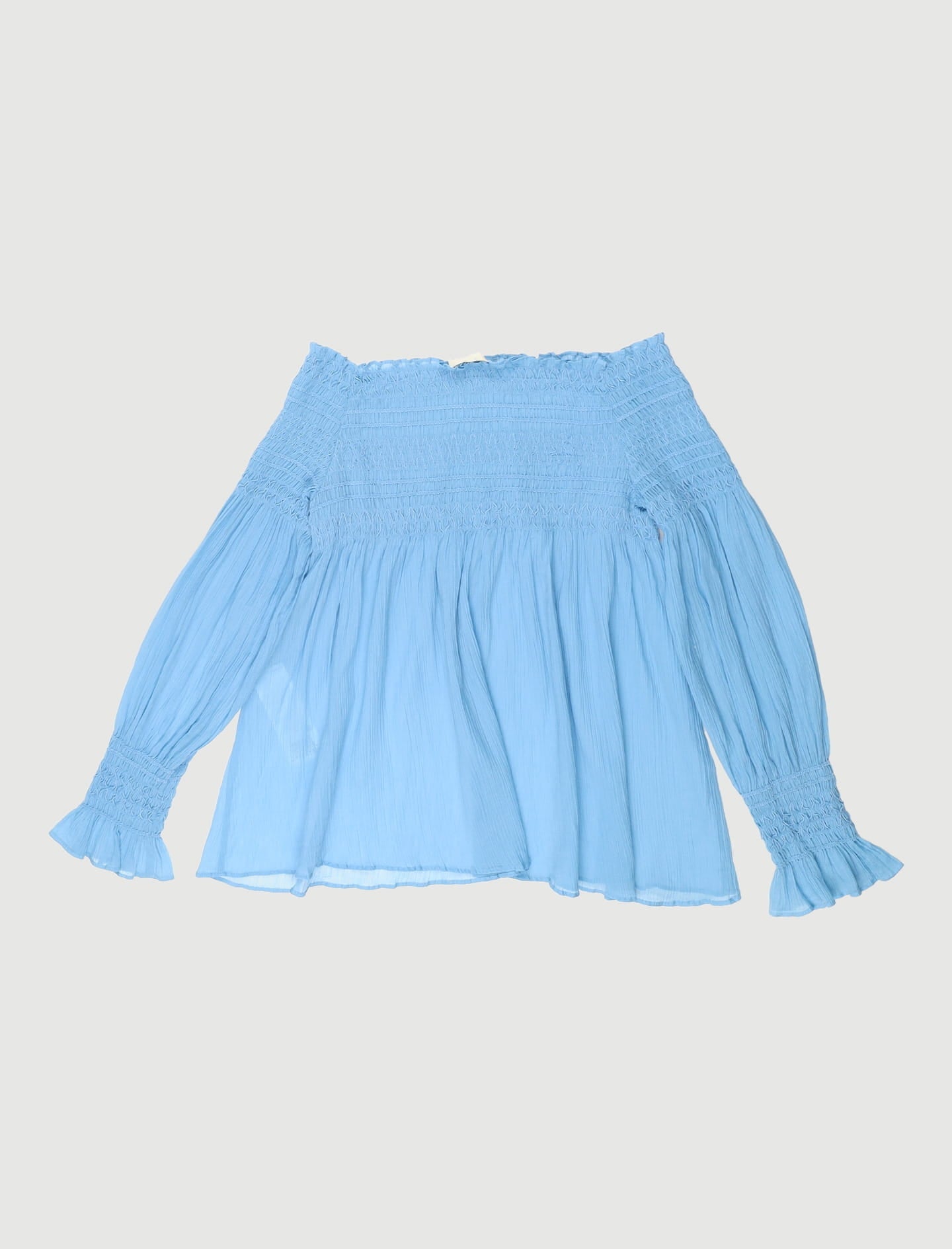 Top Plissé Aux Épaules Dénudées - Taille S/36