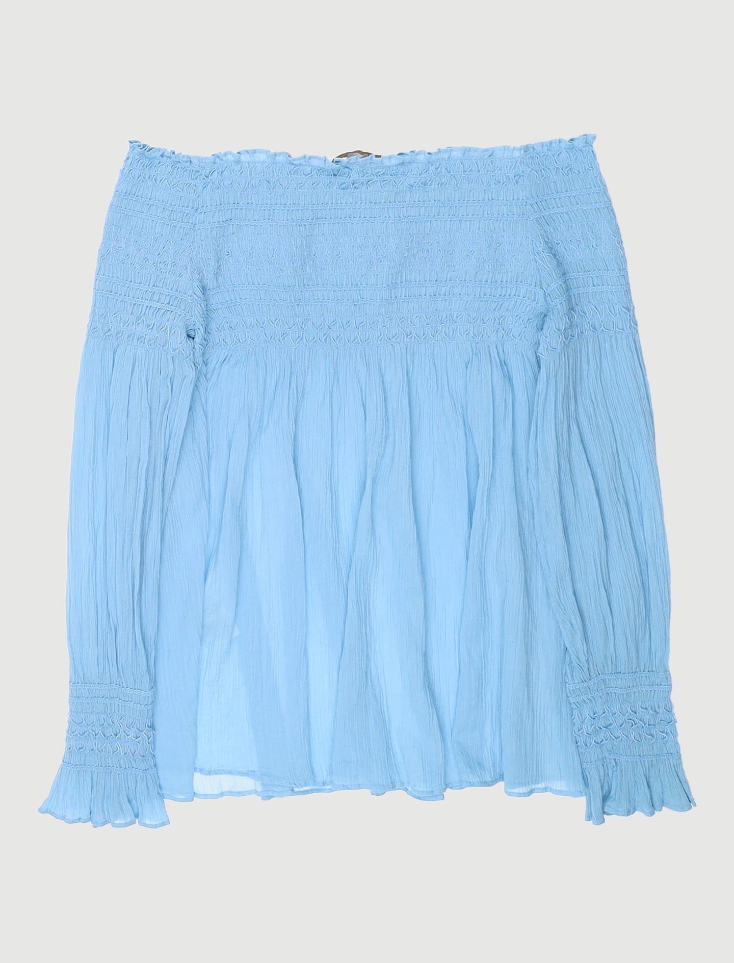 Top Plissé Aux Épaules Dénudées - Taille L/40