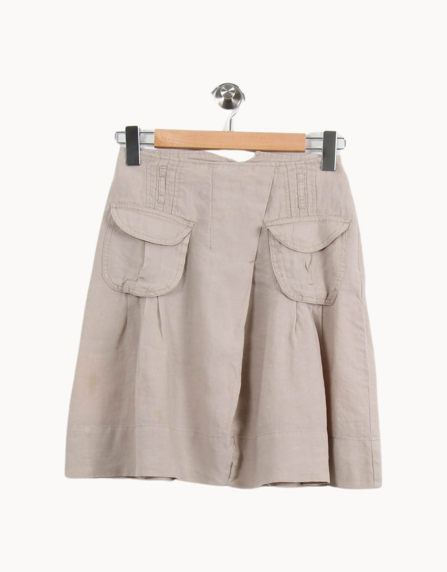 Jupe Courte Beige - Taille XS/34