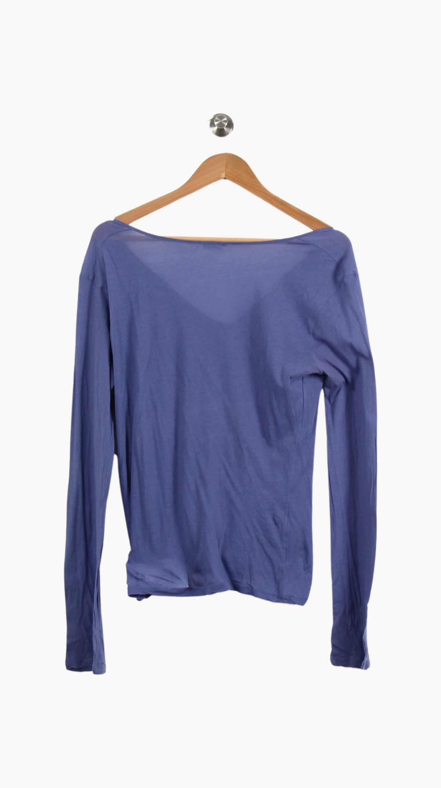 Tee-shirt Manches Longues Bleu - Taille S/36
