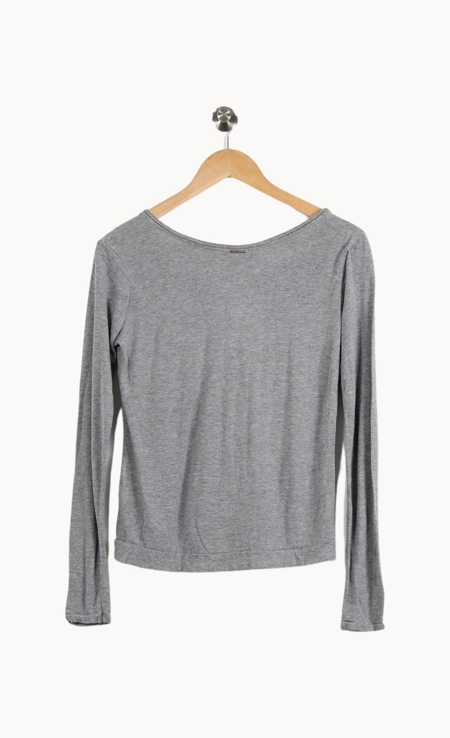 Tee-shirt Manches Longues Gris - Taille M/38