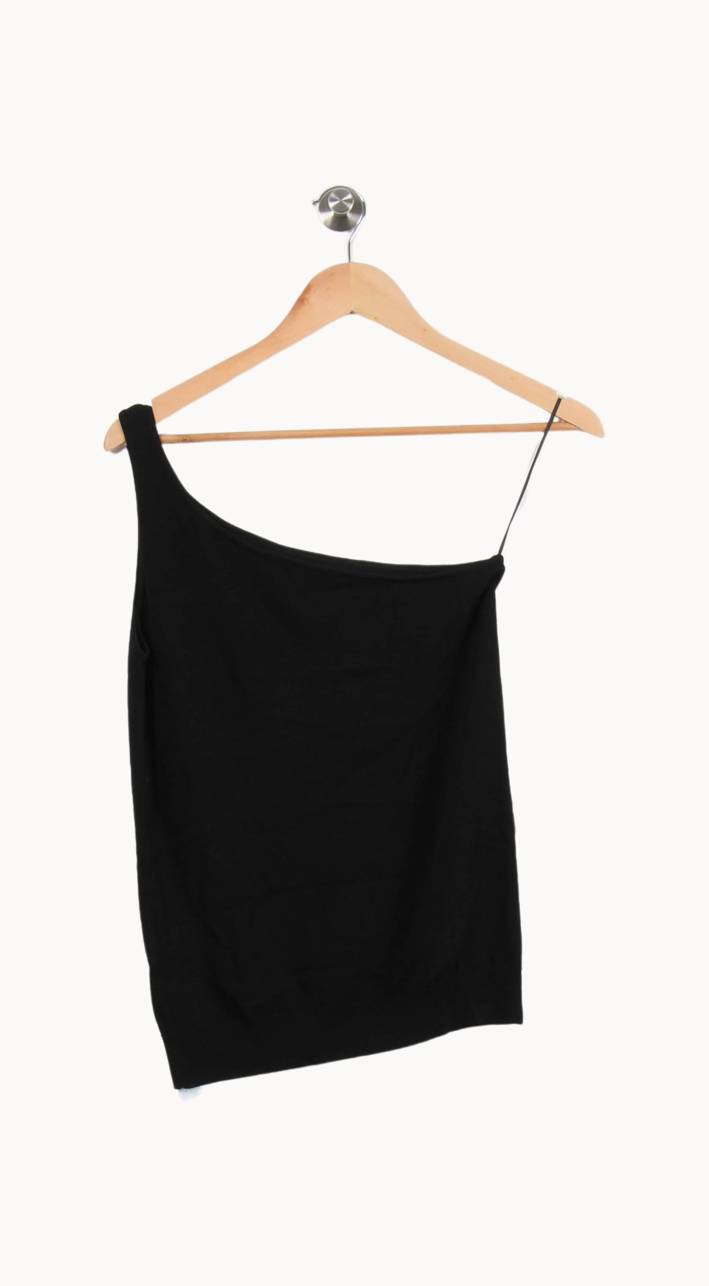 Top Asymétrique Noir - Taille M/38